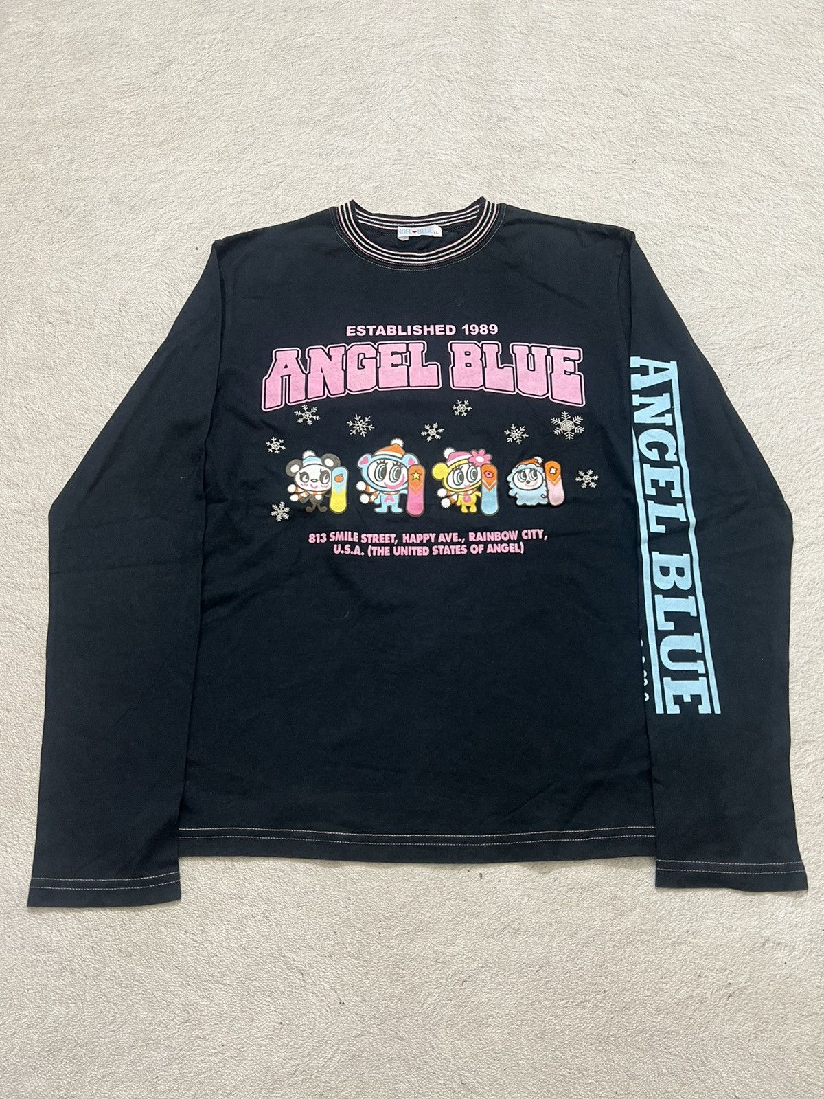 Number (N)ine 2000s Angel Blue Cdg Y's Poem Cute Taped Tee y2k Lgb Ifsix Size US S / EU 44-46 / 1 - 1 Thumbnail