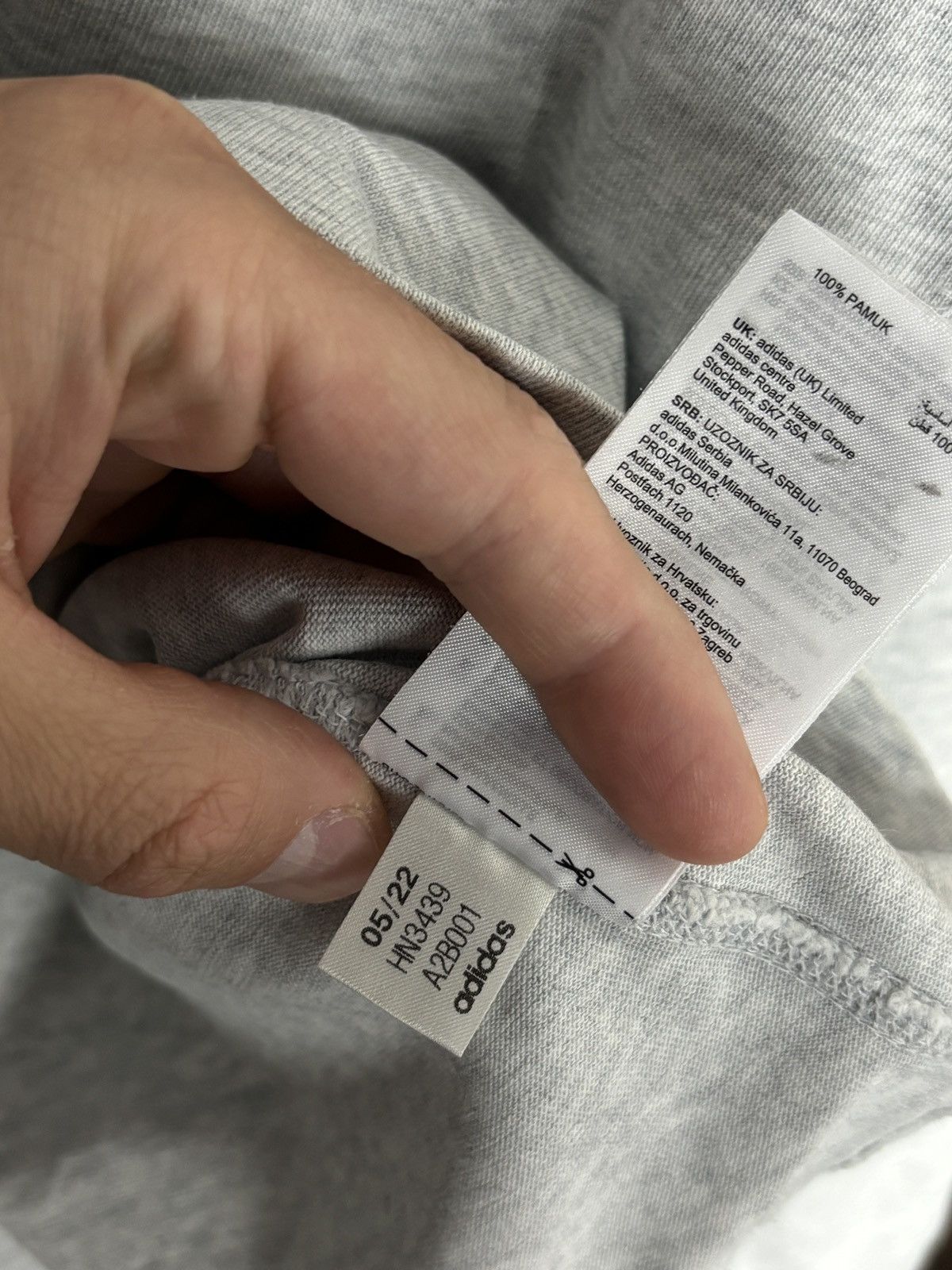 Adidas Adidas Humanrace Pharrell Williams grey logo sweatshirt Size US L / EU 52-54 / 3 - 10 Thumbnail