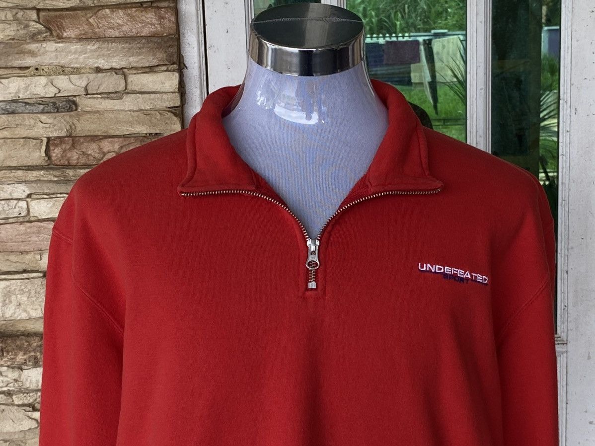 Undefeated Vintage Undefeated Fleece Half Zip Hoodie Sweater Size US XL / EU 56 / 4 - 8 Thumbnail