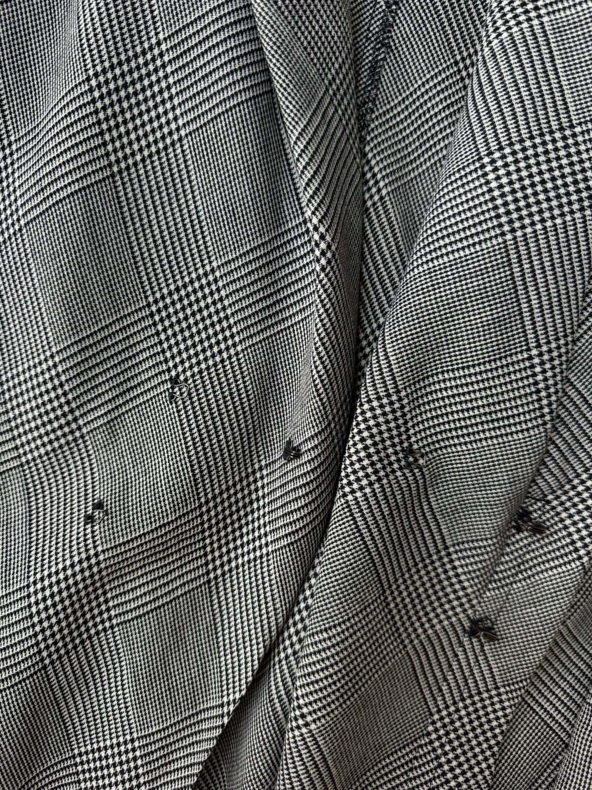 Junya Watanabe Junya Watanabe SS04 Asymmetrical Draped Houndstooth Coat Size M / US 6-8 / IT 42-44 - 3 Thumbnail