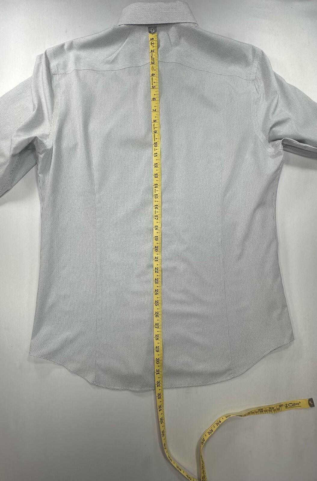 Banana Republic Banana Republic No-Iron Pinpoint Slim Button Up White Men XL Size US XL / EU 56 / 4 - 3 Thumbnail