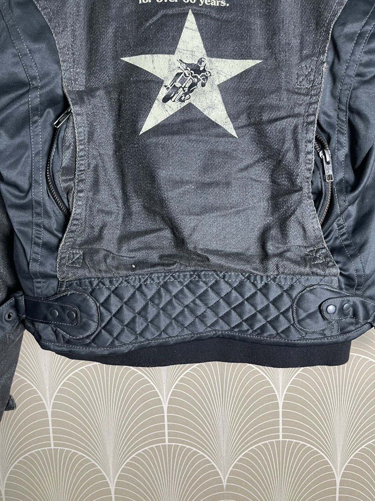 Bates Hats × Vanson Leathers VINTAGE BATES LEATHERS BIKER JACKET DOUBLE LAYER Size US M / EU 48-50 / 2 - 22 Thumbnail