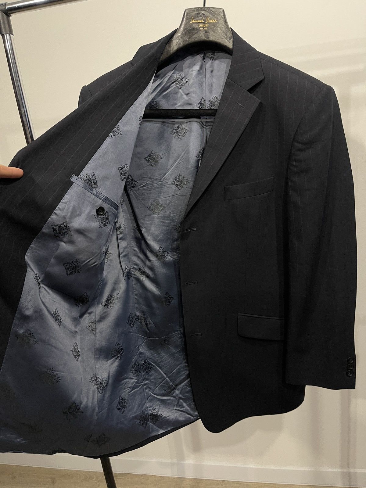 Balmain Vintage BALMAIN blazer classic wool jacket mens us42 blue Size 42R - 5 Thumbnail