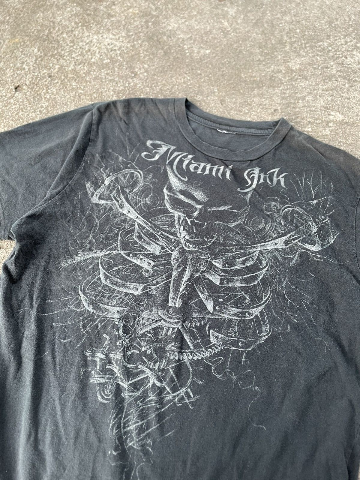 Affliction × Japanese Brand × Le Grande Bleu (L.G.B.) Miami Ink Skull Size US M / EU 48-50 / 2 - 3 Thumbnail