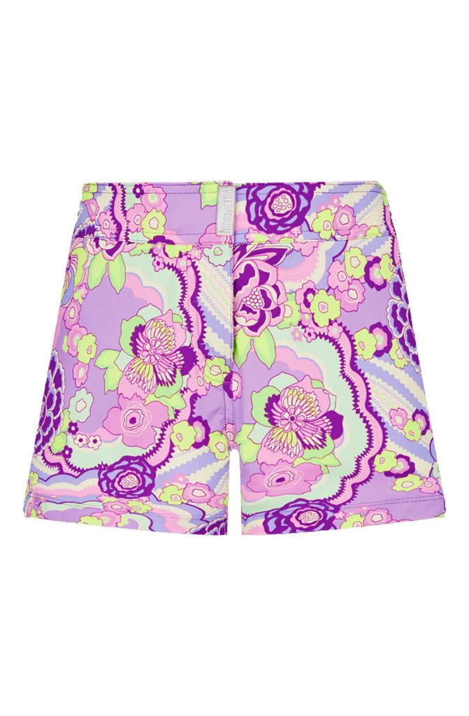 Vilebrequin VILEBREQUIN Ferise pink floral print swim shorts Medium Size 32" / US 10 / IT 46 - 1 Thumbnail
