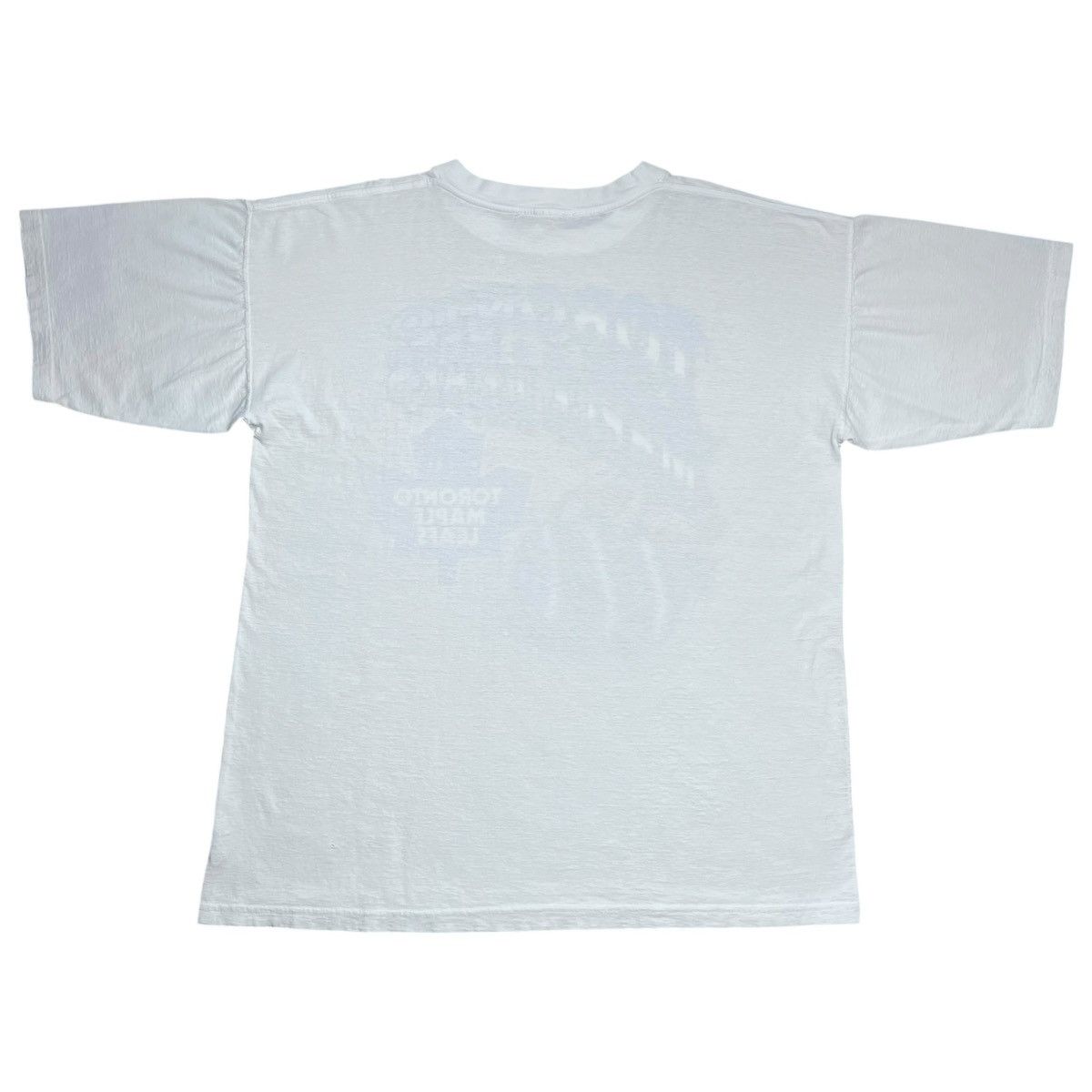 NHL Vintage 90s NHL Toronto Maple Leafs Hockey Spell Out T-Shirt Size US XL / EU 56 / 4 - 4 Thumbnail