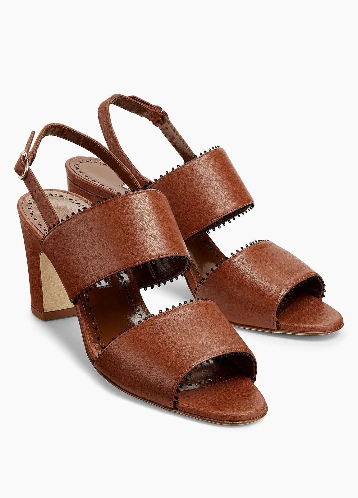 Manolo Blahnik Manolo Blahnik Persio Leather Sandals size 41 Size US 11 / IT 41 - 2 Thumbnail