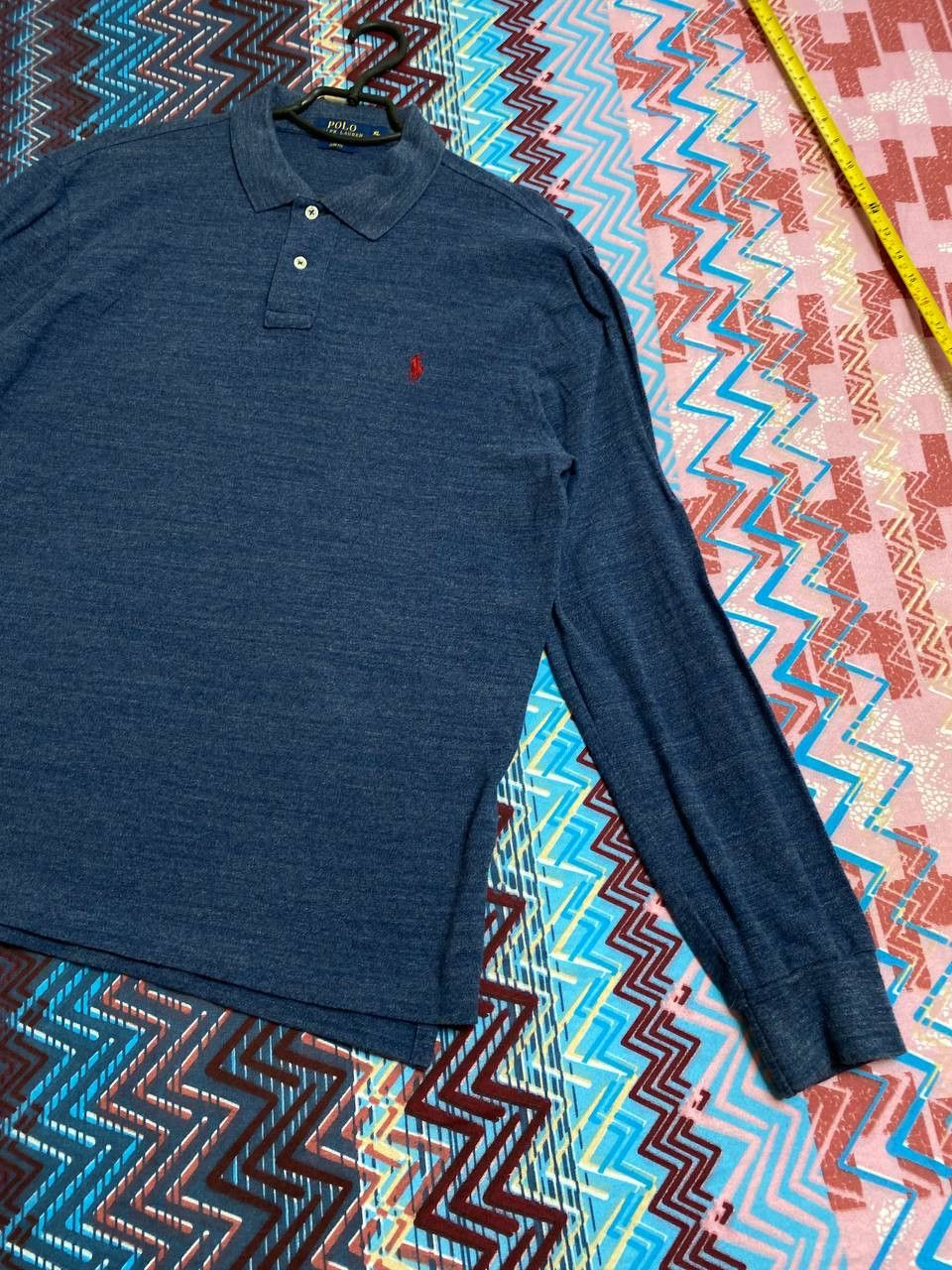 Polo Ralph Lauren × Vintage Polo Ralph Lauren Rugby Polo Long Sleeve Size US XL / EU 56 / 4 - 12 Thumbnail