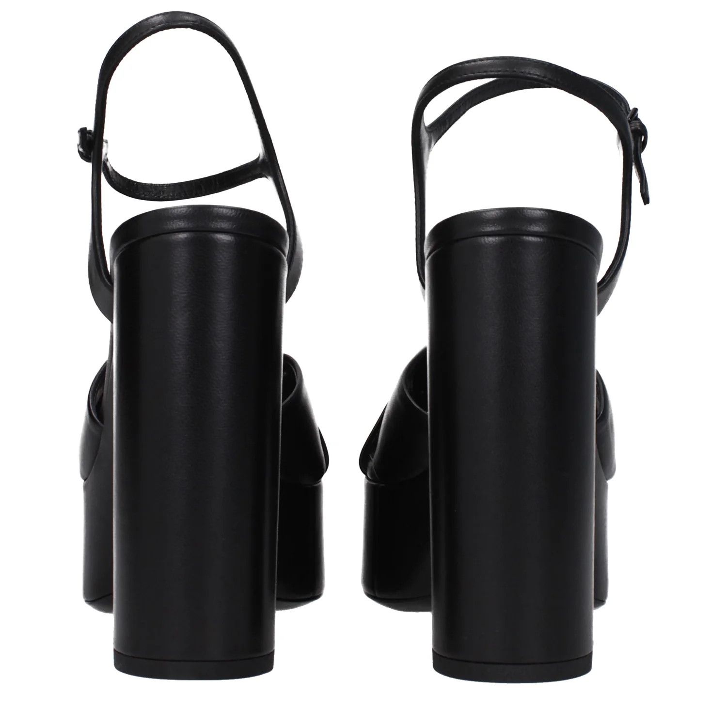 Saint Laurent Paris ob1o1e1124 Leather Sandals in Black Size US 9 / IT 39 - 5 Thumbnail