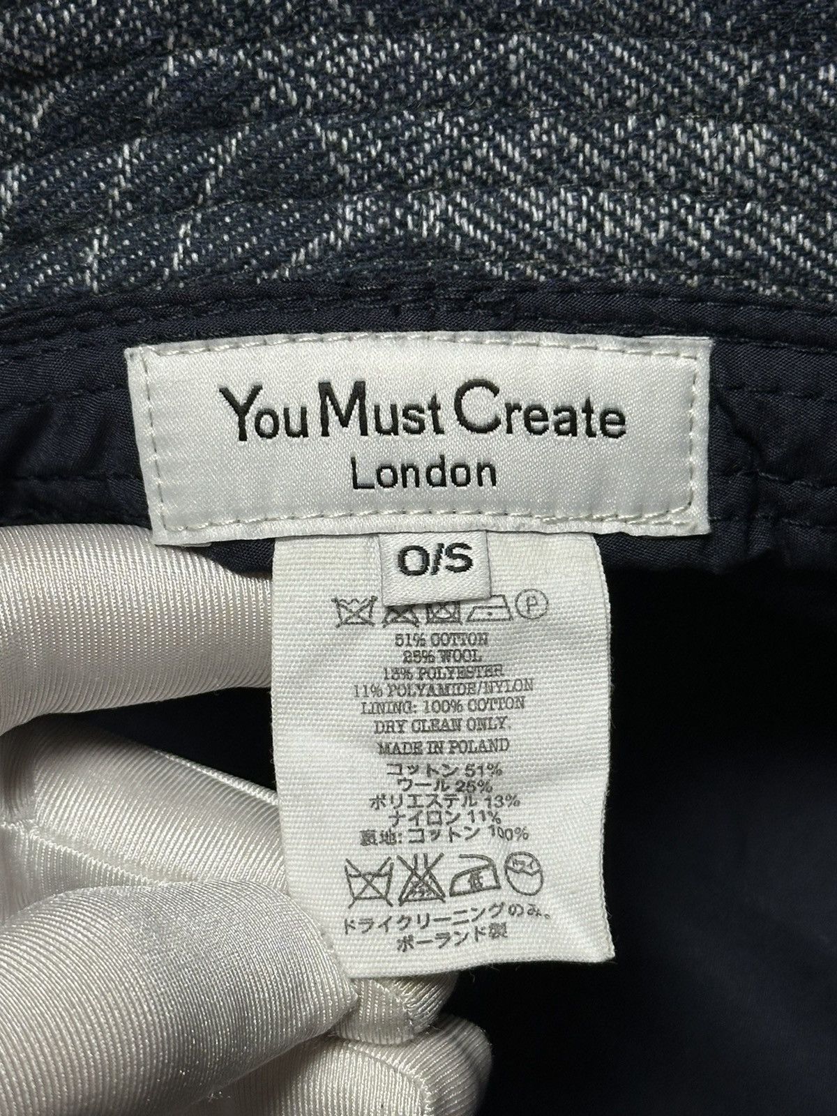 YMC YMC You Must Create London Denim Floral Bucket Hat Size ONE SIZE - 9 Thumbnail