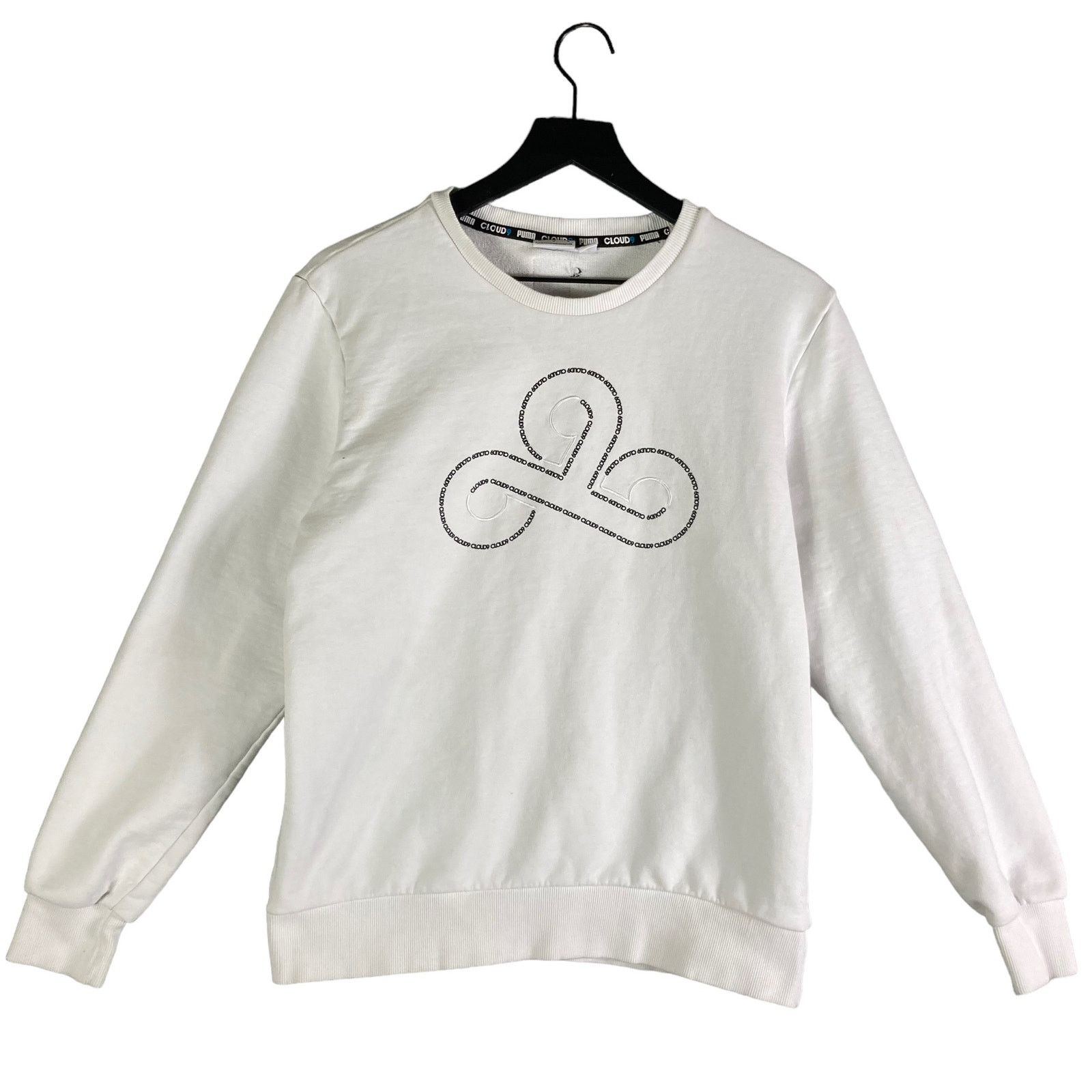 Puma Puma Cloud9 Pullover Sweatshirt Womens Sz Medium White Top Size M / US 6-8 / IT 42-44 - 1 Thumbnail