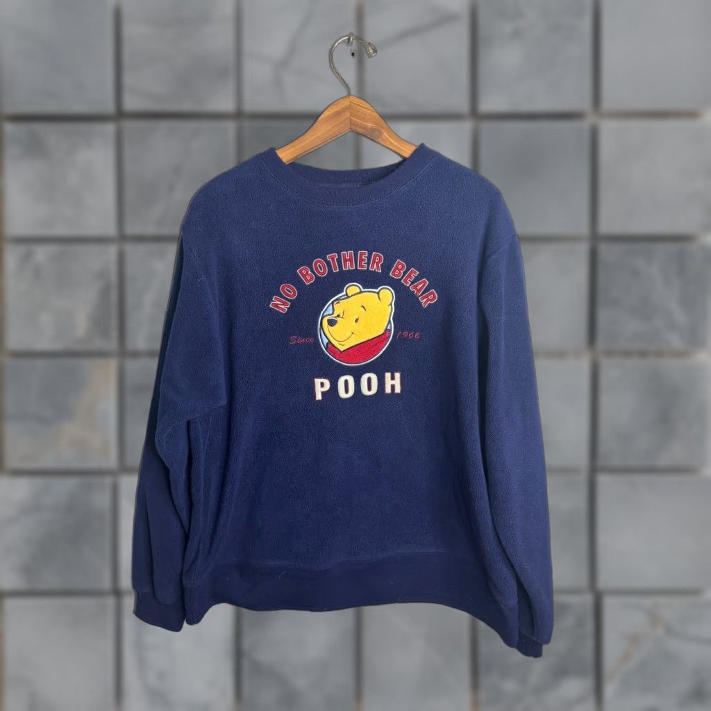 Disney Disney Vintage Crew Sweater Fleece Men M Blue Cotton 8/10 Classic Winter Shirt Pullover Christmas Theme 4431 Mens Size US M / EU 48-50 / 2 - 1 Thumbnail