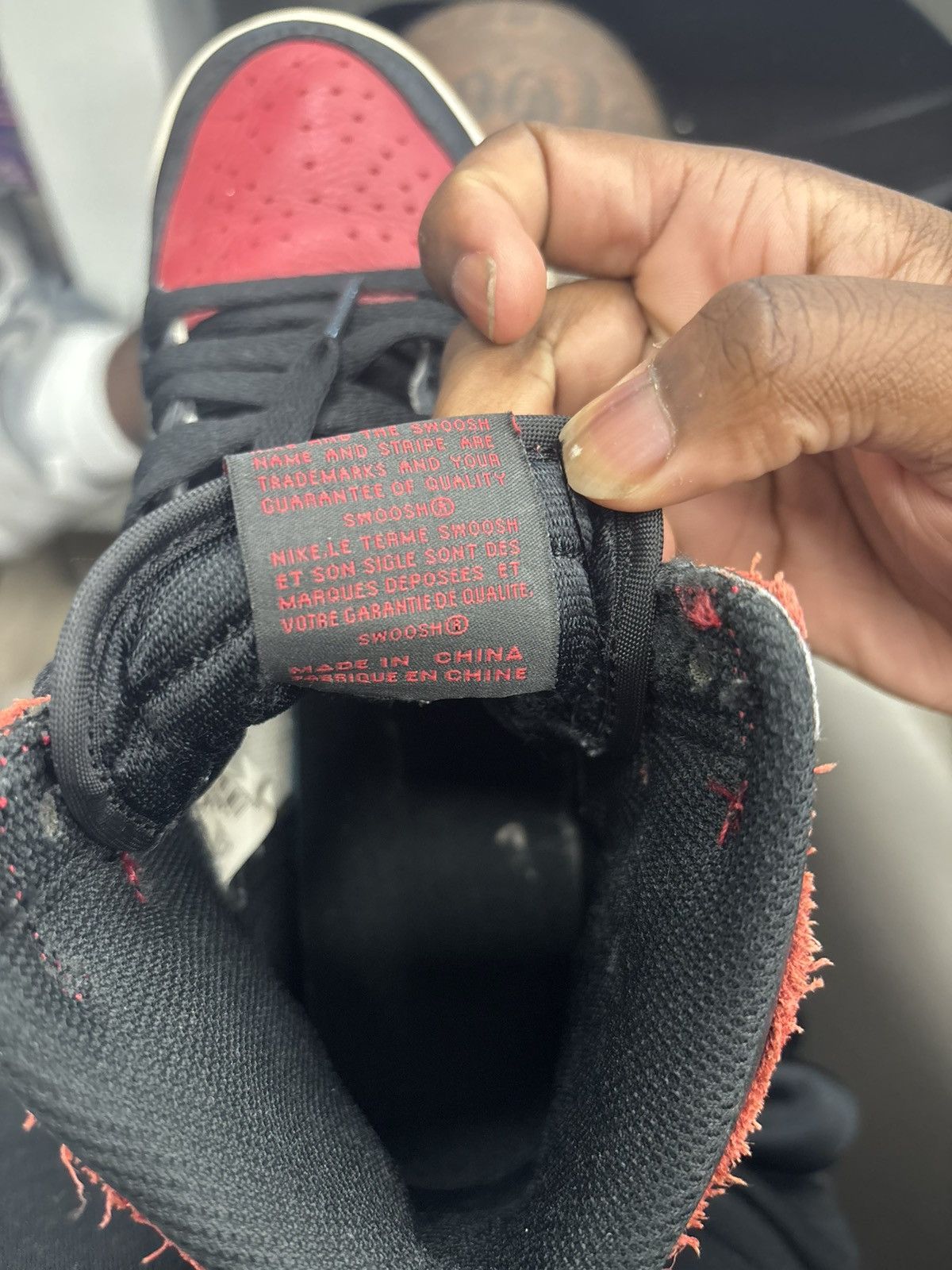Jordan Brand Air Jordan 1 Retro High OG “Bred Toe” – Size 7 Size US 7 / EU 40 - 8 Thumbnail