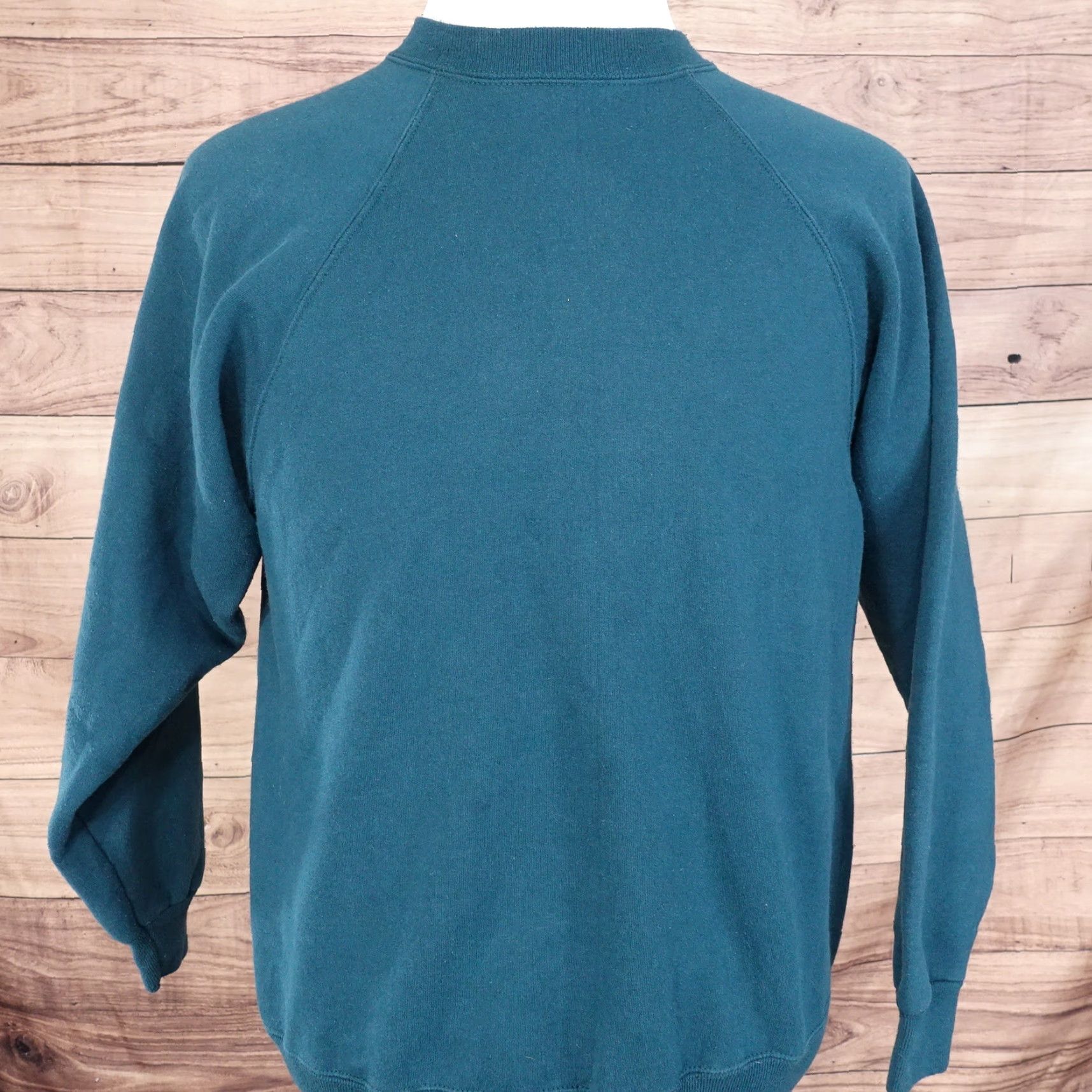 Hanes VINTAGE HANES 90s BLANK PLAIN GREEN CREW NECK SWEATSHIRT SIZE M MEDIUM Size US M / EU 48-50 / 2 - 2 Thumbnail