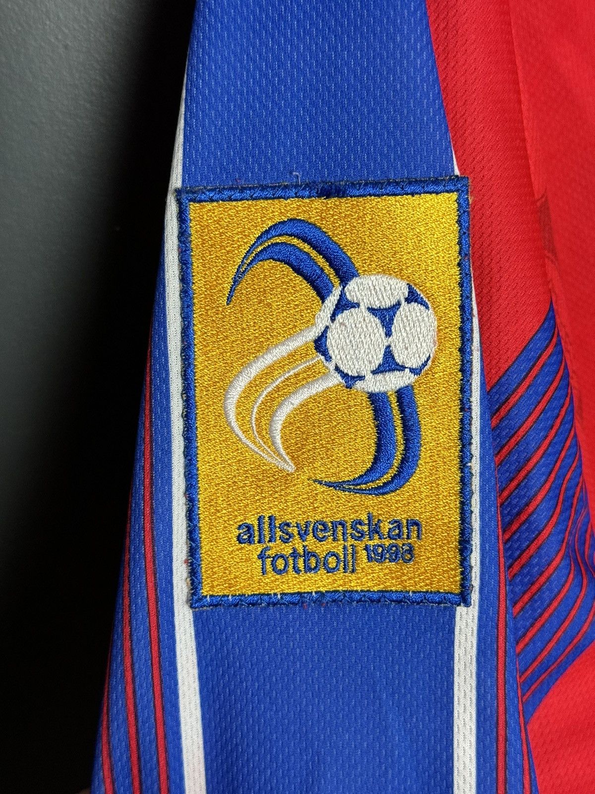 Puma Helsingborgs IF 98/99 Home Match Worn Football Jersey Size US XL / EU 56 / 4 - 5 Thumbnail