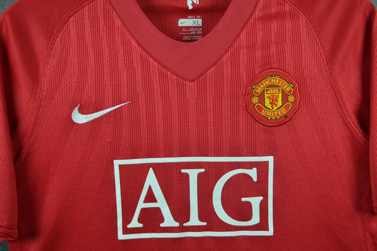 Nike Manchester United 2008 Home Football Shirt Nike Soccer Retro Size US XS / EU 42 / 0 - 7 Thumbnail