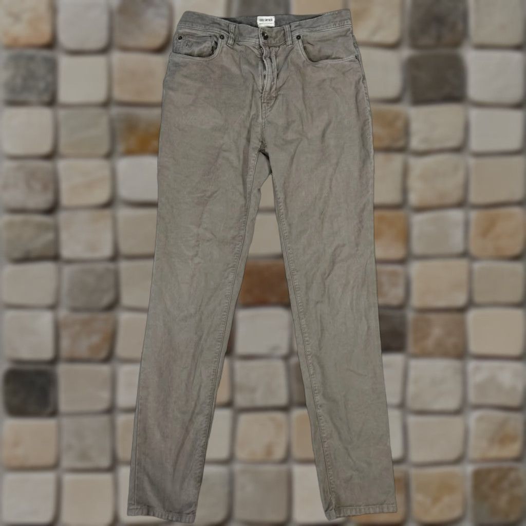 Todd Snyder Todd Snyder Pants Mens 32 Light Brown Cotton Slim Fit 32x33 Size US 32 / EU 48 - 1 Thumbnail