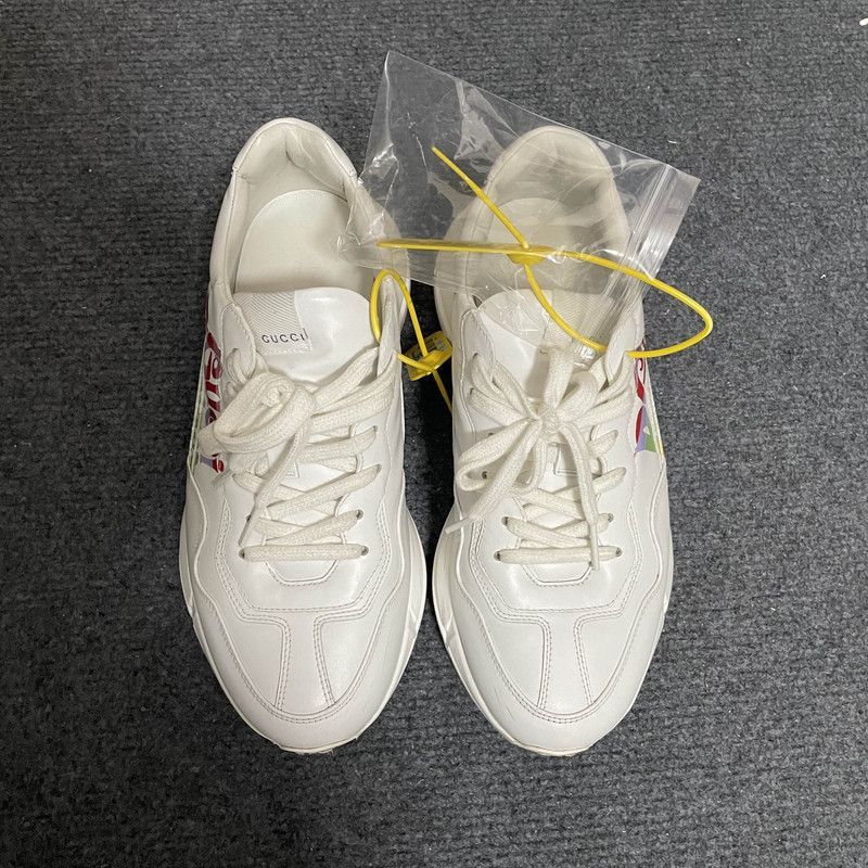 Gucci Gucci Rhyton Colorful Logo Low-top Sneakers - Size US 7.5 / EU 40-41 - 2 Thumbnail