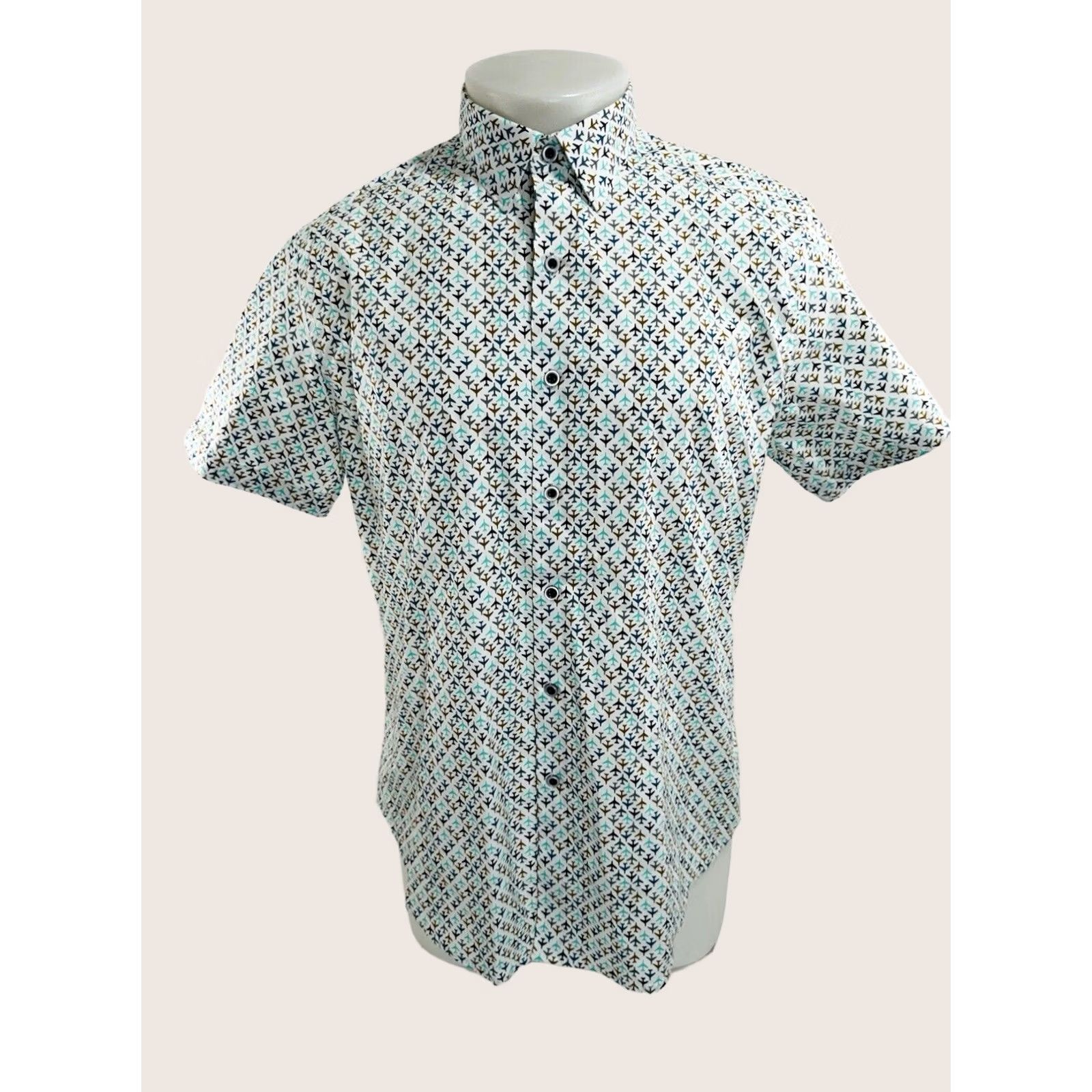 Robert Graham ROBERT GRAHAM - NEW w TAG - JET AIRPLANES ALL OVER Pilot Flight Bomber M Shirt Size US M / EU 48-50 / 2 - 1 Thumbnail