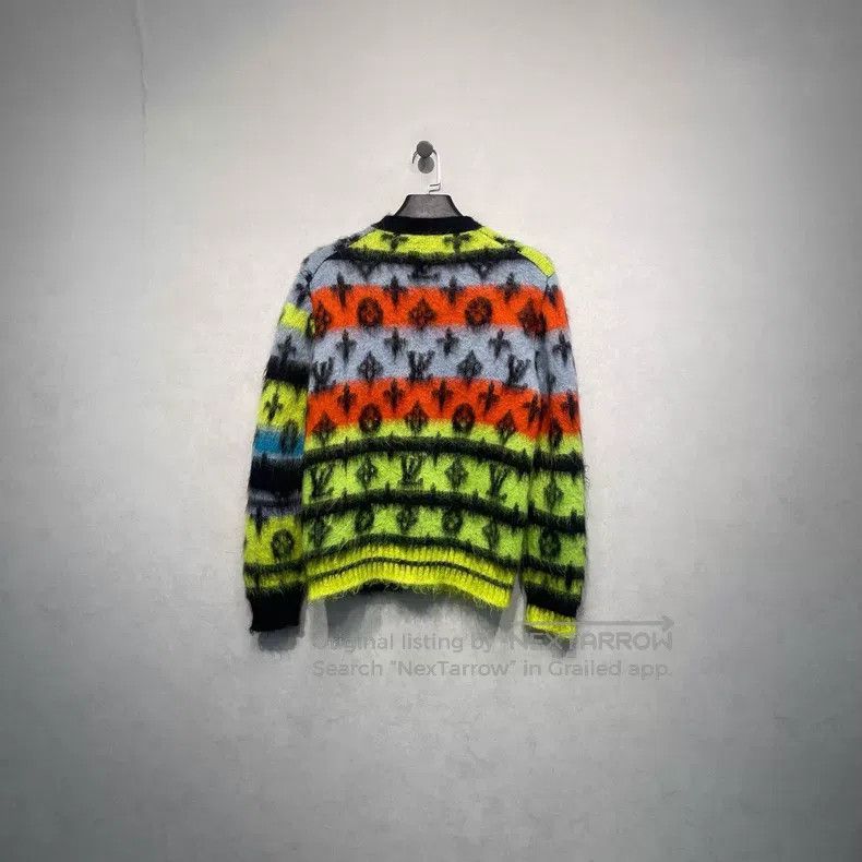 Louis Vuitton Louis Vuitton Colourful old print mohair cardigan shirt Size US XS / EU 42 / 0 - 2 Thumbnail