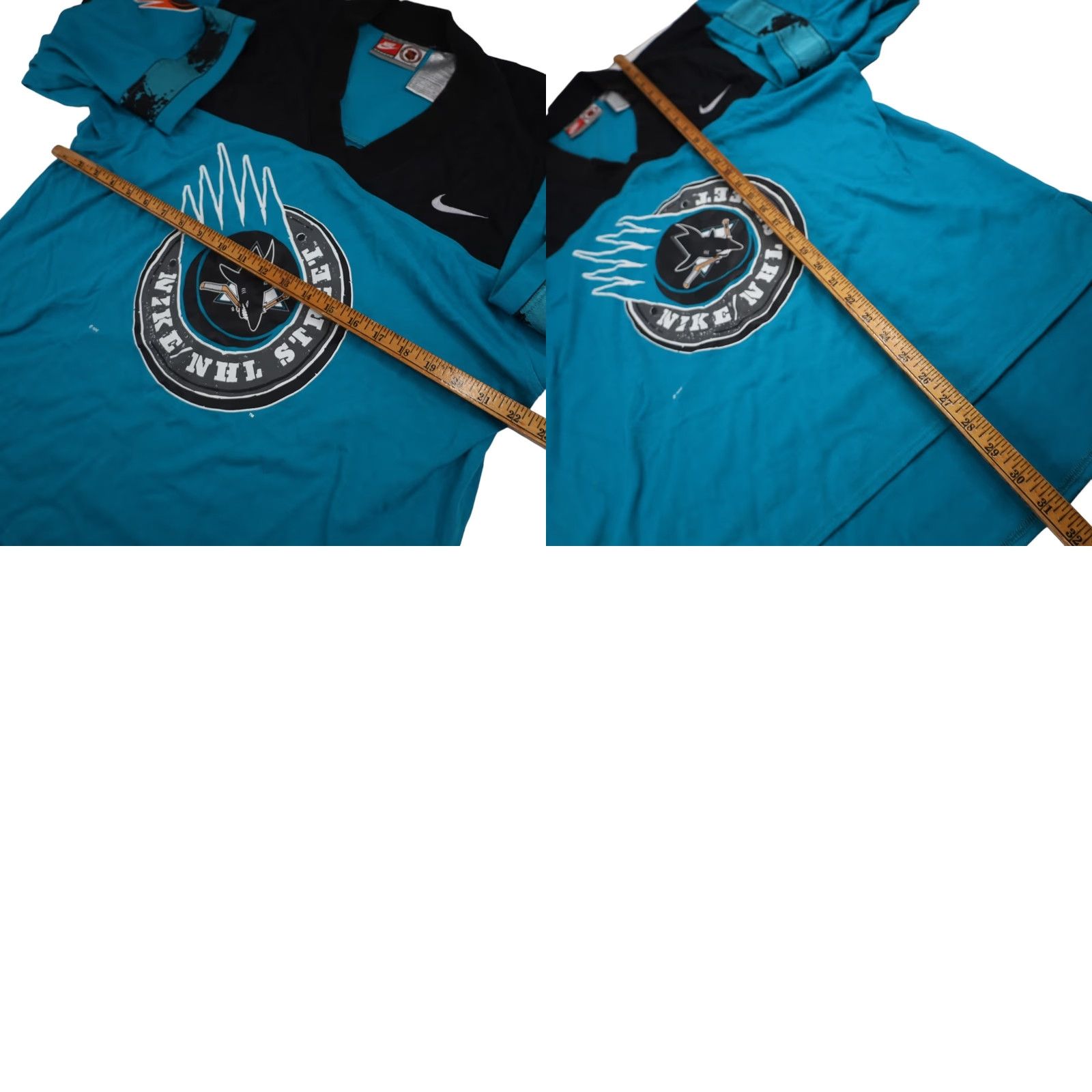 Nike VINTAGE Nike San Jose Sharks Mens Small Hockey Jersey Blue Shirt Mens Small Blue Sharks 90s Mens Size US S / EU 44-46 / 1 - 8 Thumbnail