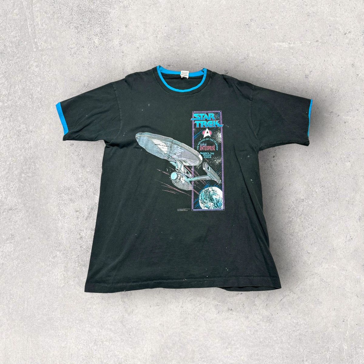 Fruit Of The Loom × Vintage Vintage Star Trek tee Size US XL / EU 56 / 4 - 1 Thumbnail