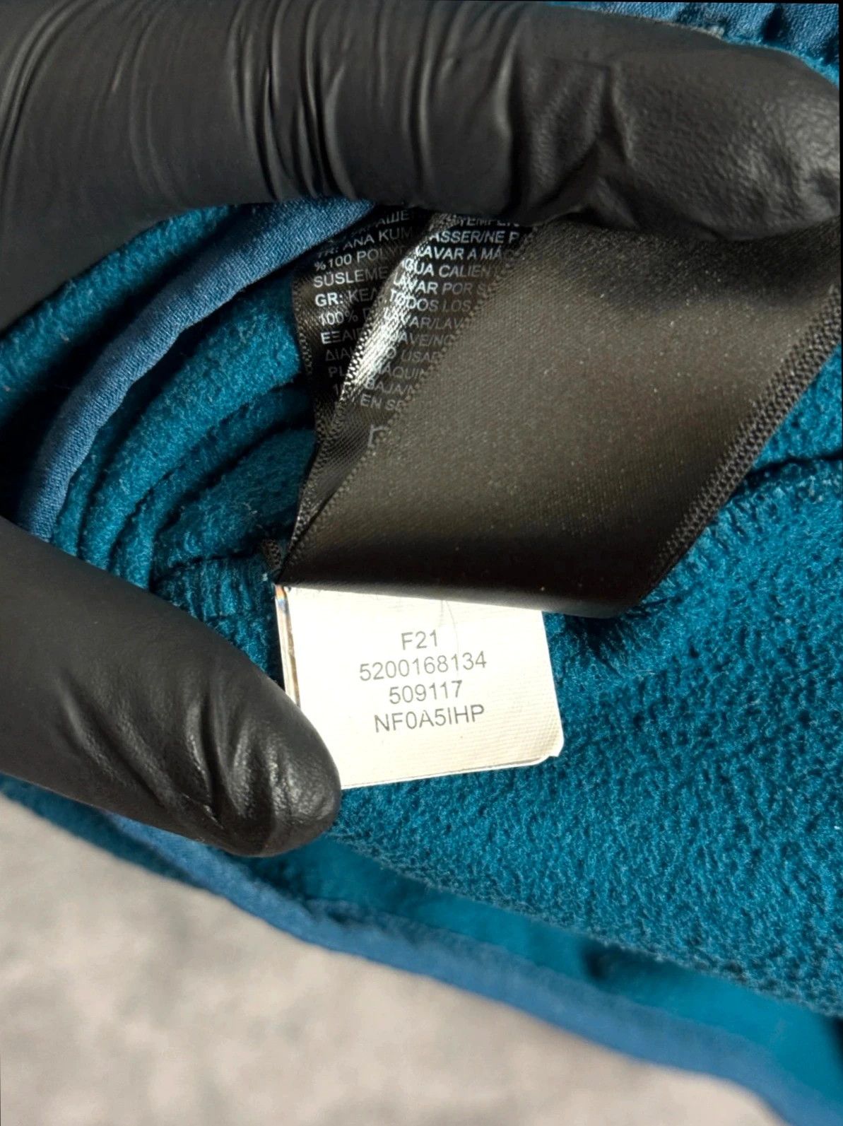 The North Face The North Face Fleece Half Zip Blue Turquoise Logo Size US M / EU 48-50 / 2 - 9 Thumbnail