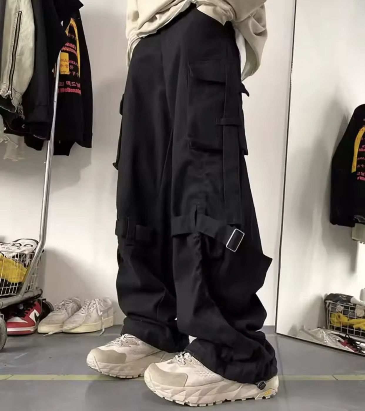 Japanese Brand × Vintage American Style Vintage Wide-leg Loose-fit Casual Street Pant Size US 32 / EU 48 - 3 Thumbnail