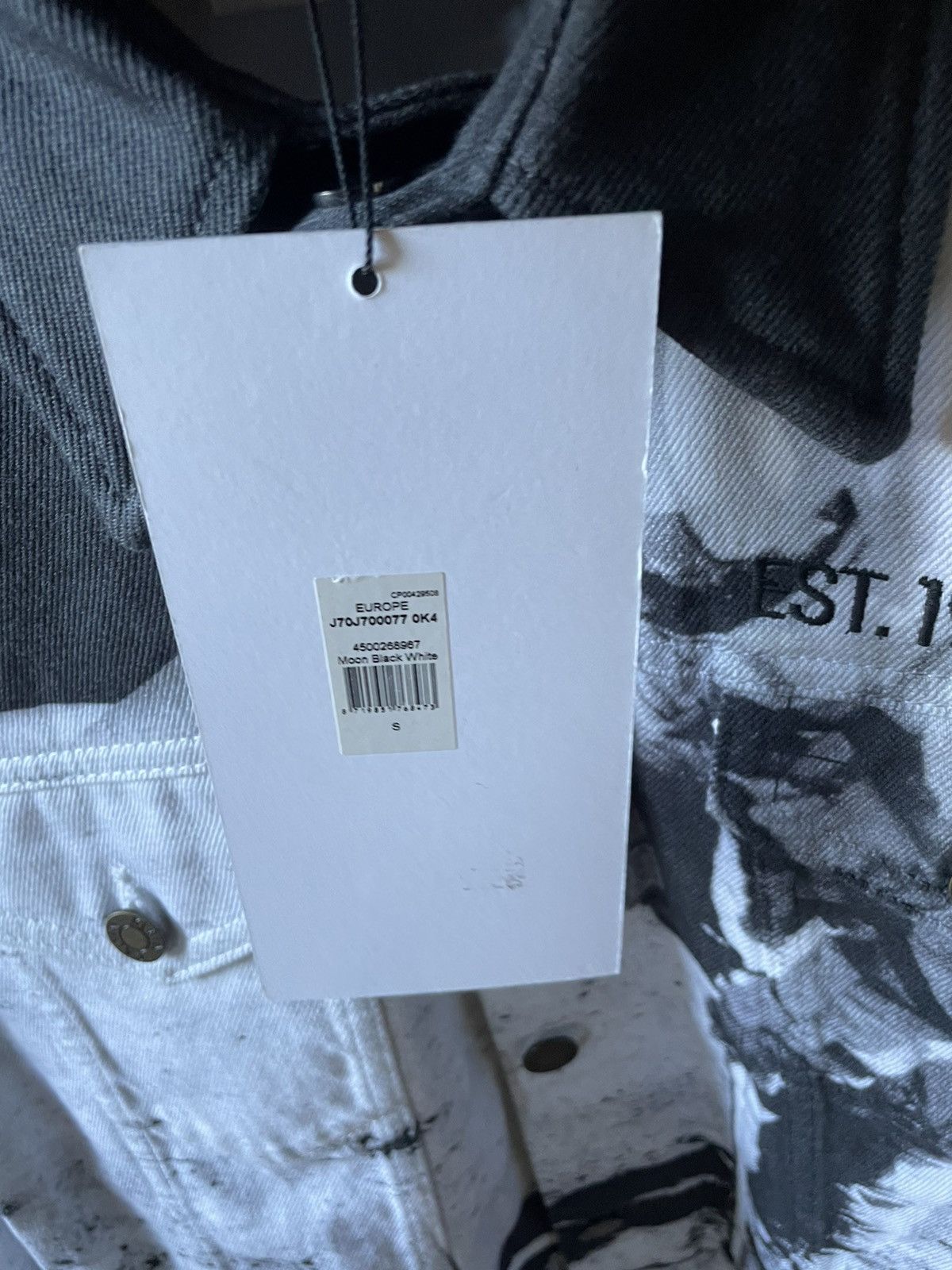 Calvin Klein 205W39NYC Moon Landing Denim Jacket Size US S / EU 44-46 / 1 - 4 Thumbnail