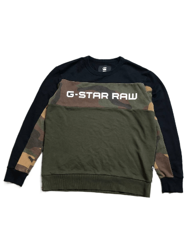 G-Star Vintage G-Star Raw Big Y2K Logo Sweater Size L Size US L / EU 52-54 / 3 - 1 Thumbnail