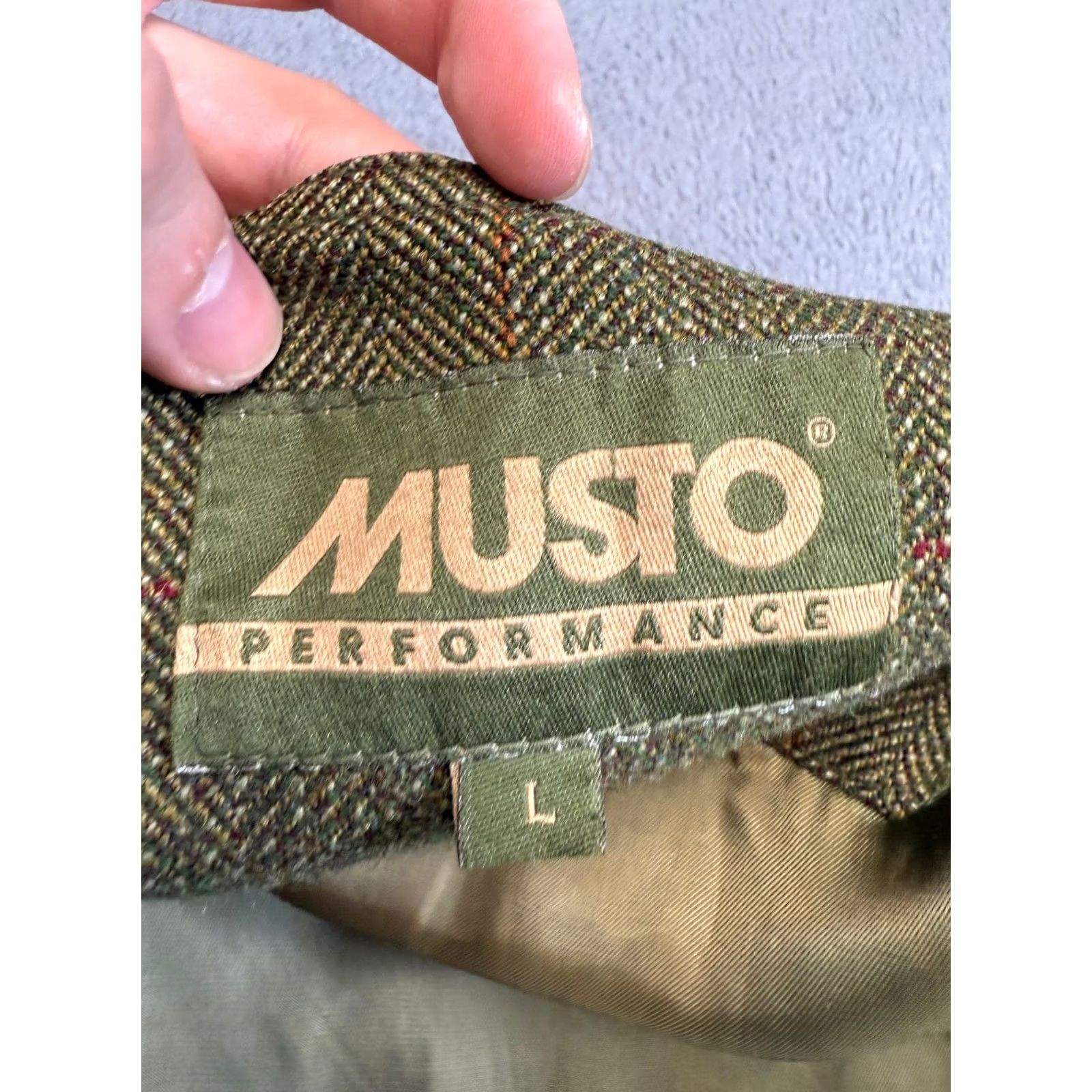 Musto MUSTO Vest Wool Green L Mens Country Outdoor Waistcoat Size US L / EU 52-54 / 3 - 6 Thumbnail