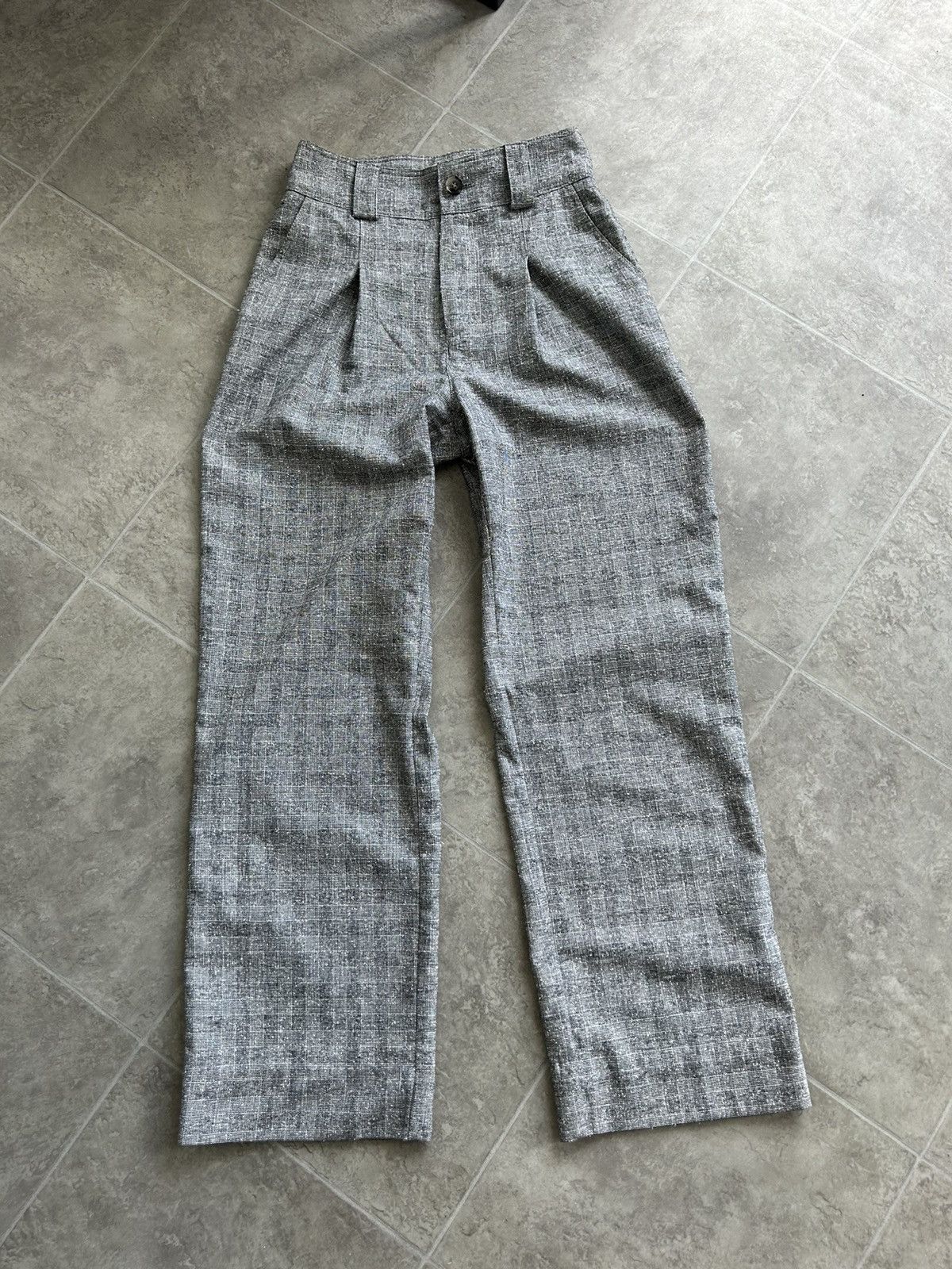 Ganni GANNI Suiting Relaxed Plated Pants Streetwear Size 24" / US 00 / IT 34 - 5 Thumbnail