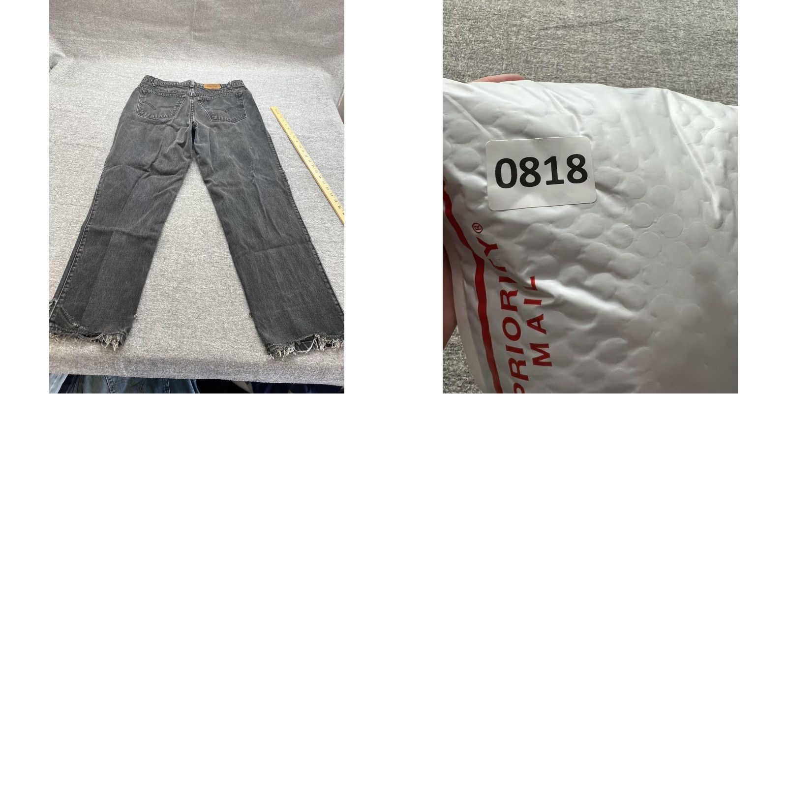 Levi's VINTAGE Levi's 540 Jeans Mens 35x30 Black Relaxed Denim 5-Pocket USA Made 90s Straight Belt Loops Boys Mens Size US 35 - 10 Thumbnail