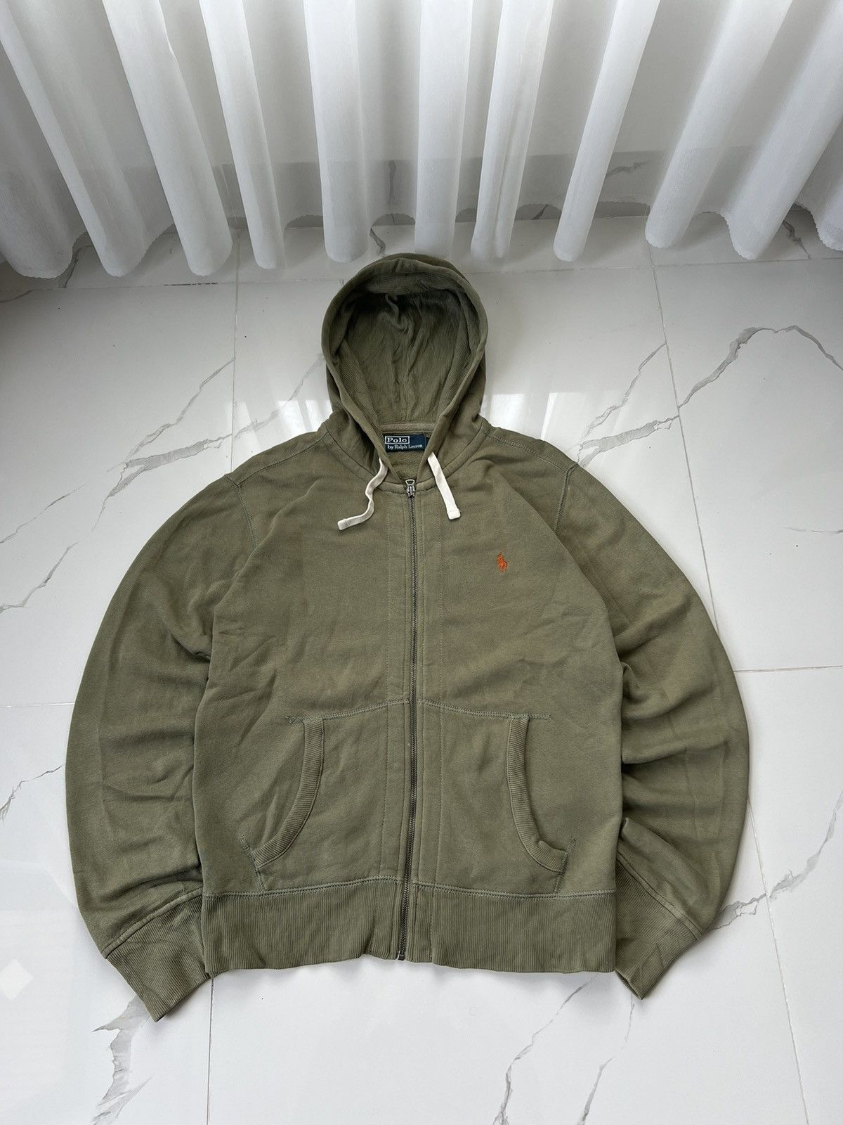 Polo Ralph Lauren 90’s POLO RALPH LAUREN ZIP HOODIE Y2K RARE RETRO OLD MONEY Size US S / EU 44-46 / 1 - 1 Thumbnail