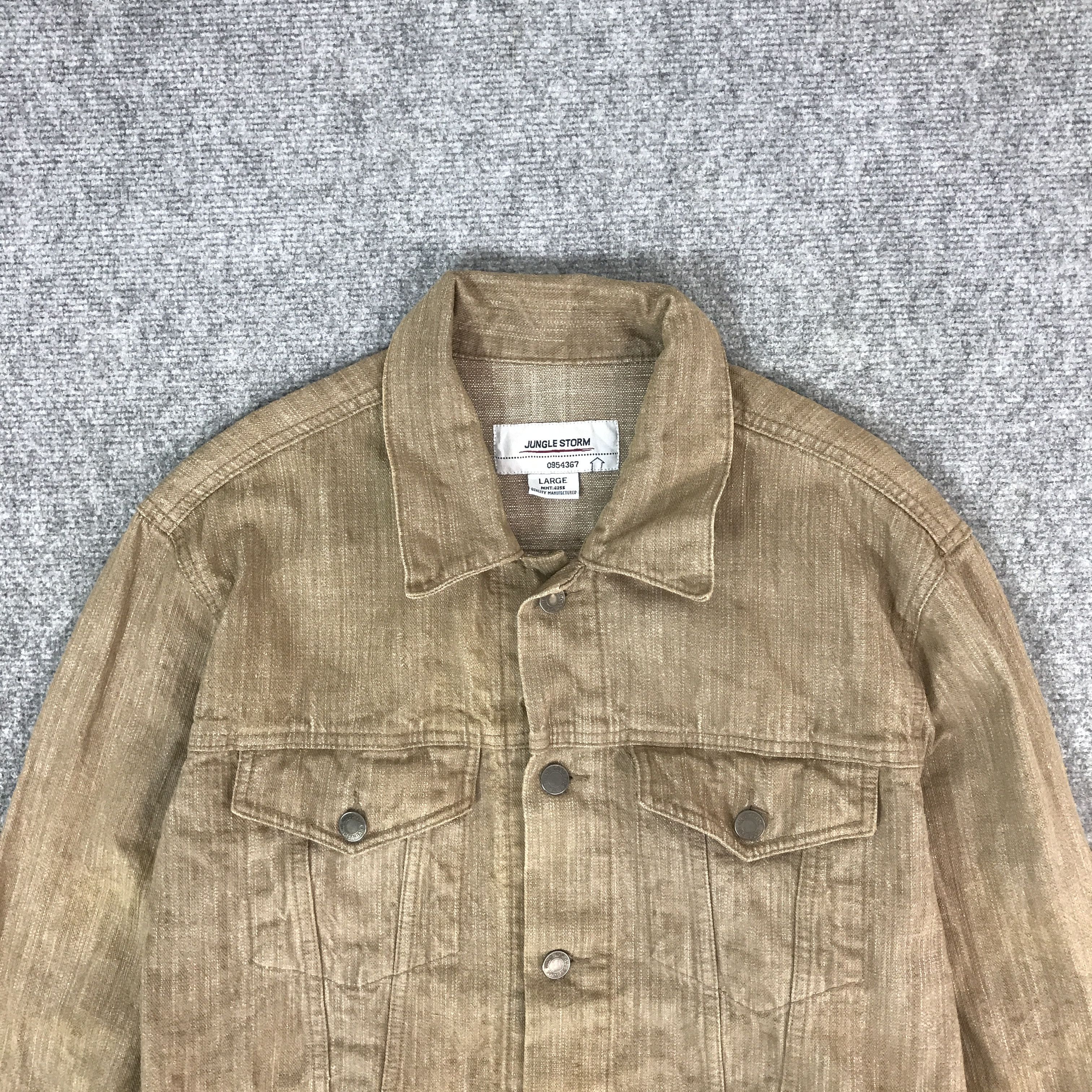 Japanese Brand JUNGLE STORM TRACKER BUTTON JACKET K61B19 Size US L / EU 52-54 / 3 - 2 Thumbnail