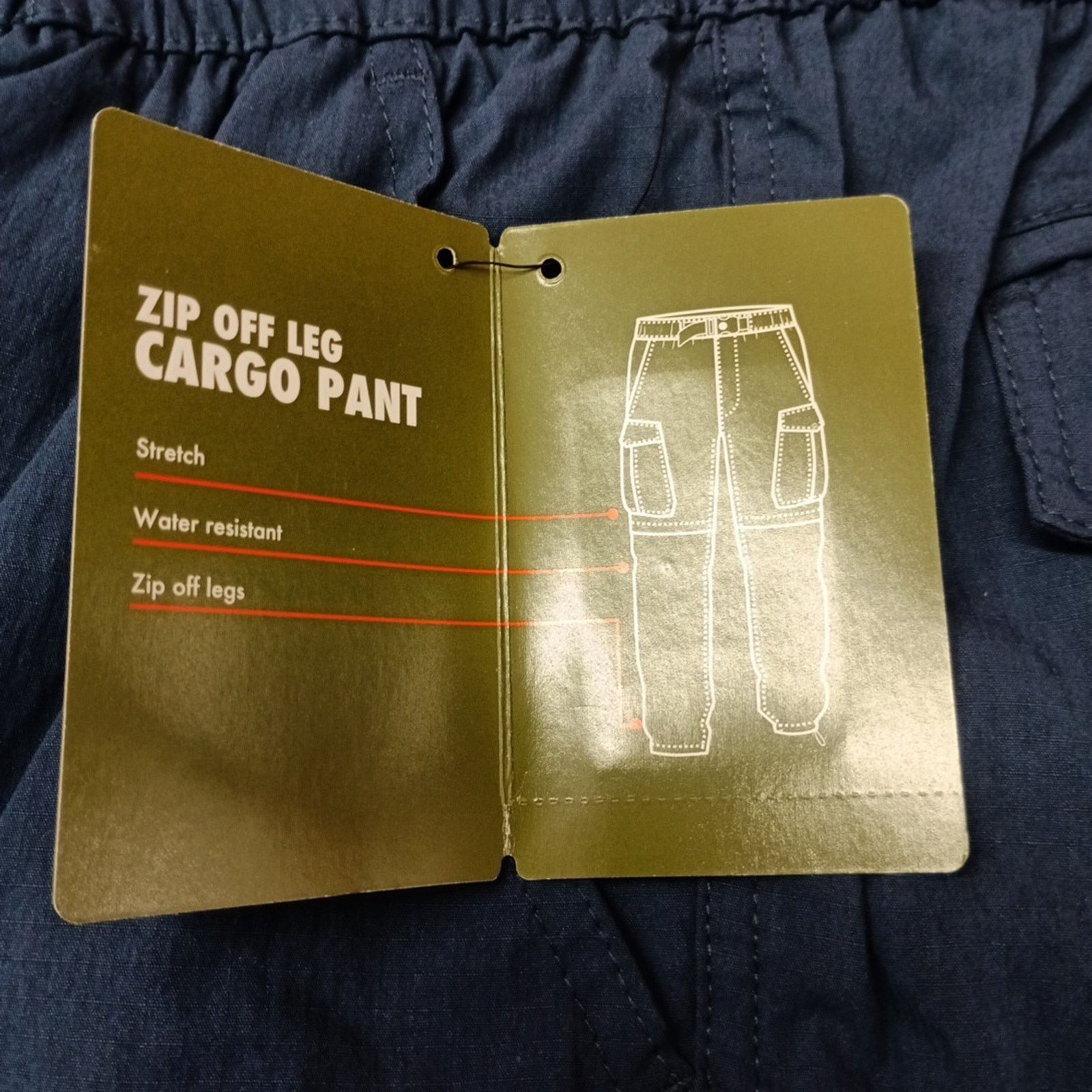 Other Ozark Trail Zip Off Convert Cargo Pants Mens Size 32x30 Blue Size US 32 / EU 48 - 3 Thumbnail
