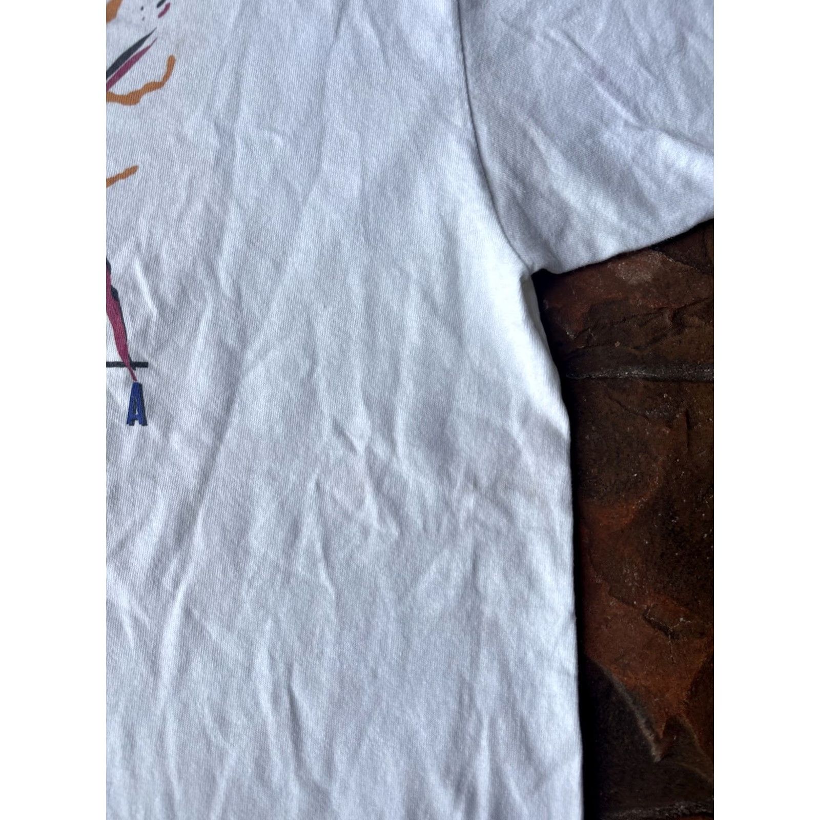 Hanes VINTAGE 1995 Super Bowl Miami T-Shirt XL Single Stitch USA Hanes Crew Neck Short Sleeve Men White Cotton USA Theme Size US XL / EU 56 / 4 - 6 Thumbnail