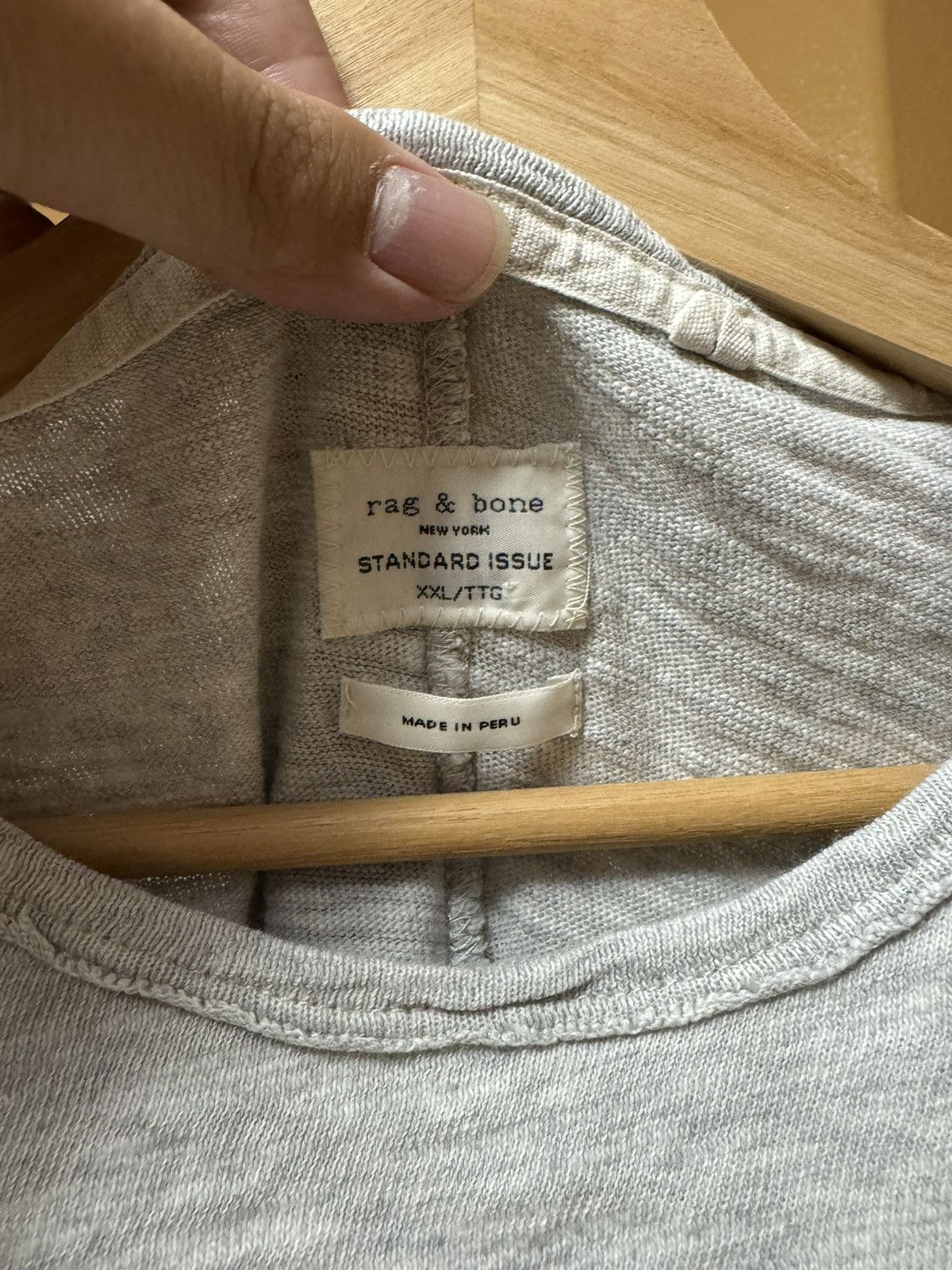 Rag & Bone Rag & Bone t shirt Size US XXL / EU 58 / 5 - 2 Thumbnail