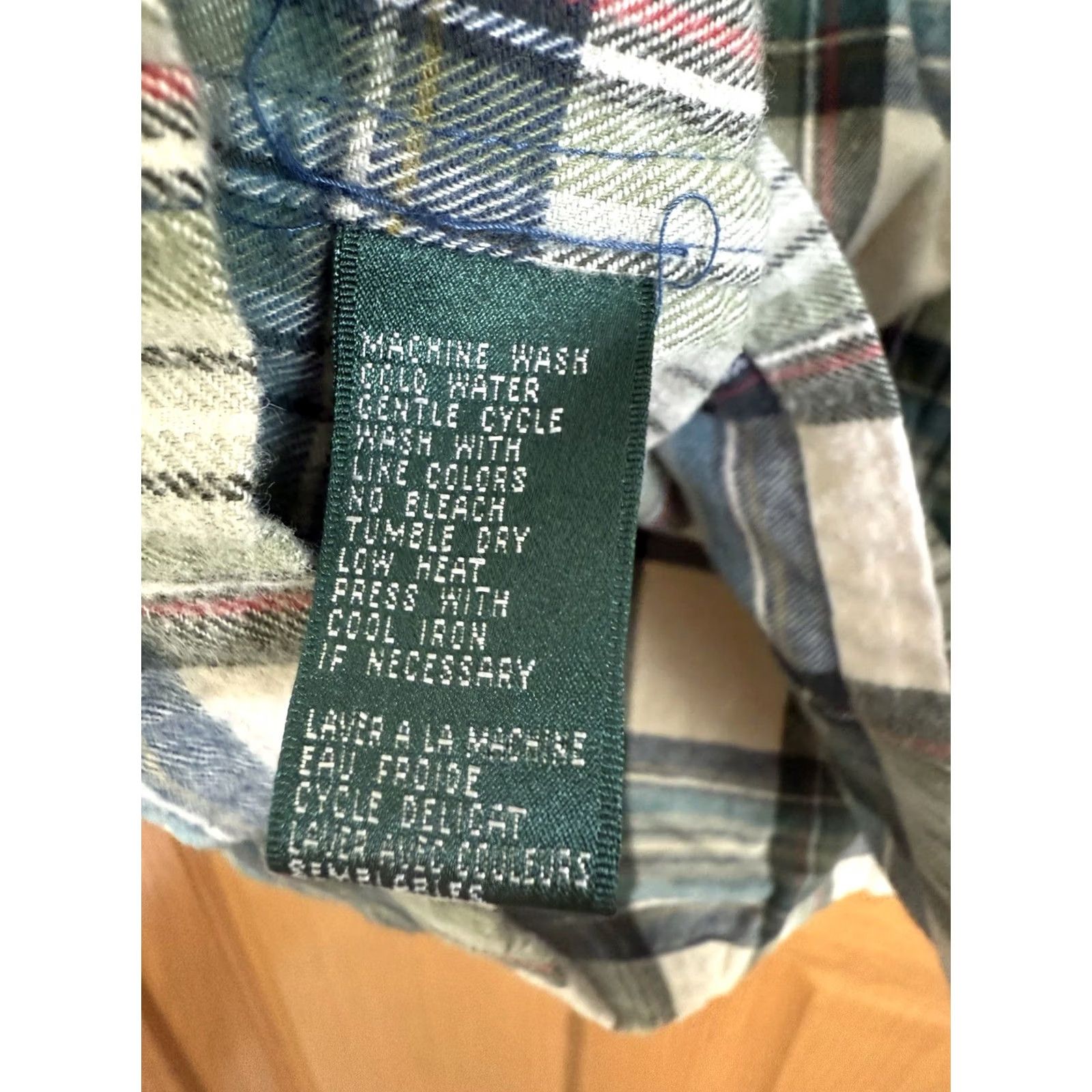 Ralph Lauren Lauren Ralph Lauren Womens S Cotton Flannel 1/2 Zip Plaid Preppy Casual Shirt Size S / US 4 / IT 40 - 4 Thumbnail