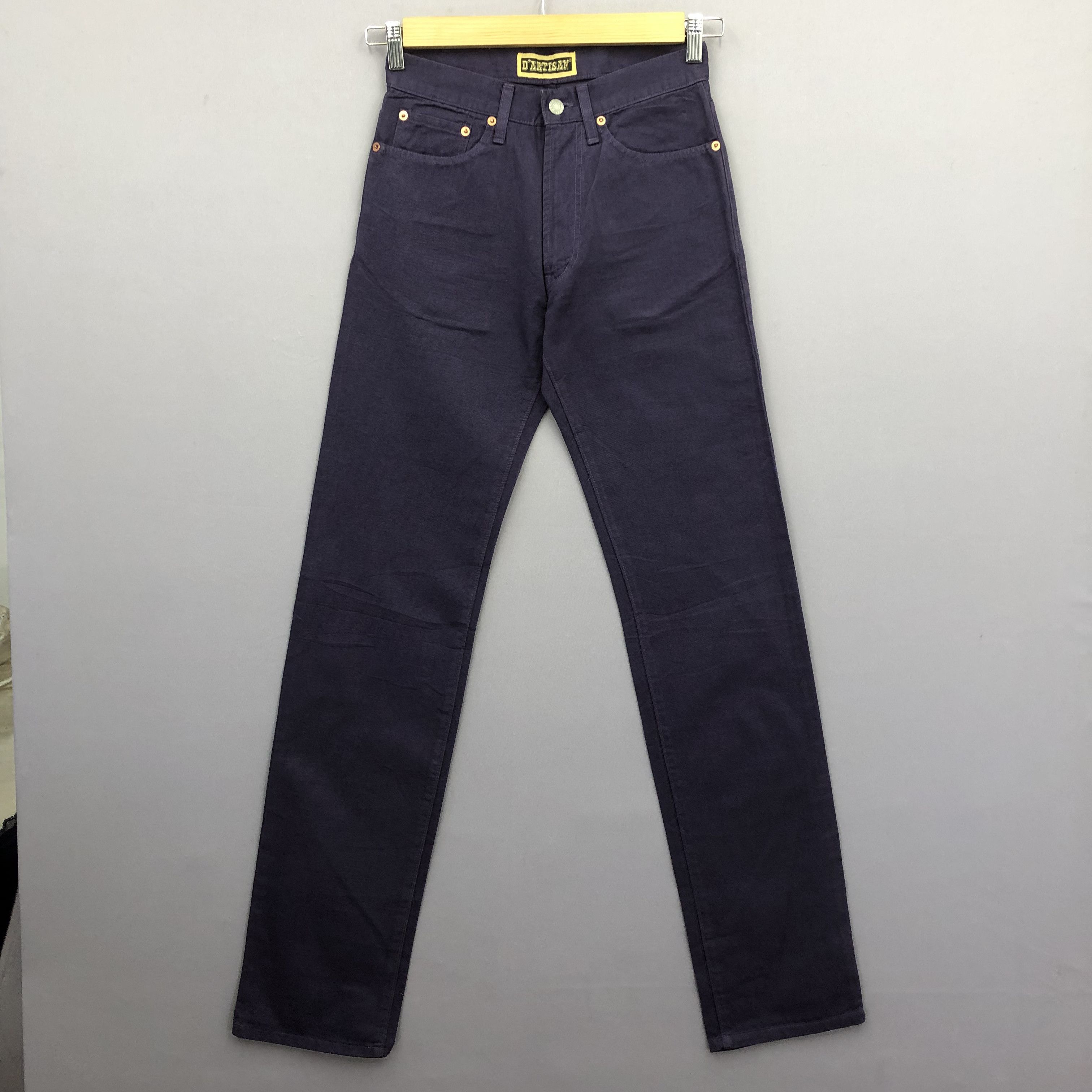 Studio D'Artisan Vintage NWT 90s Studio D'Artisan Skinny Japanese Purple Jean Size 26" / US 2 / IT 38 - 1 Thumbnail