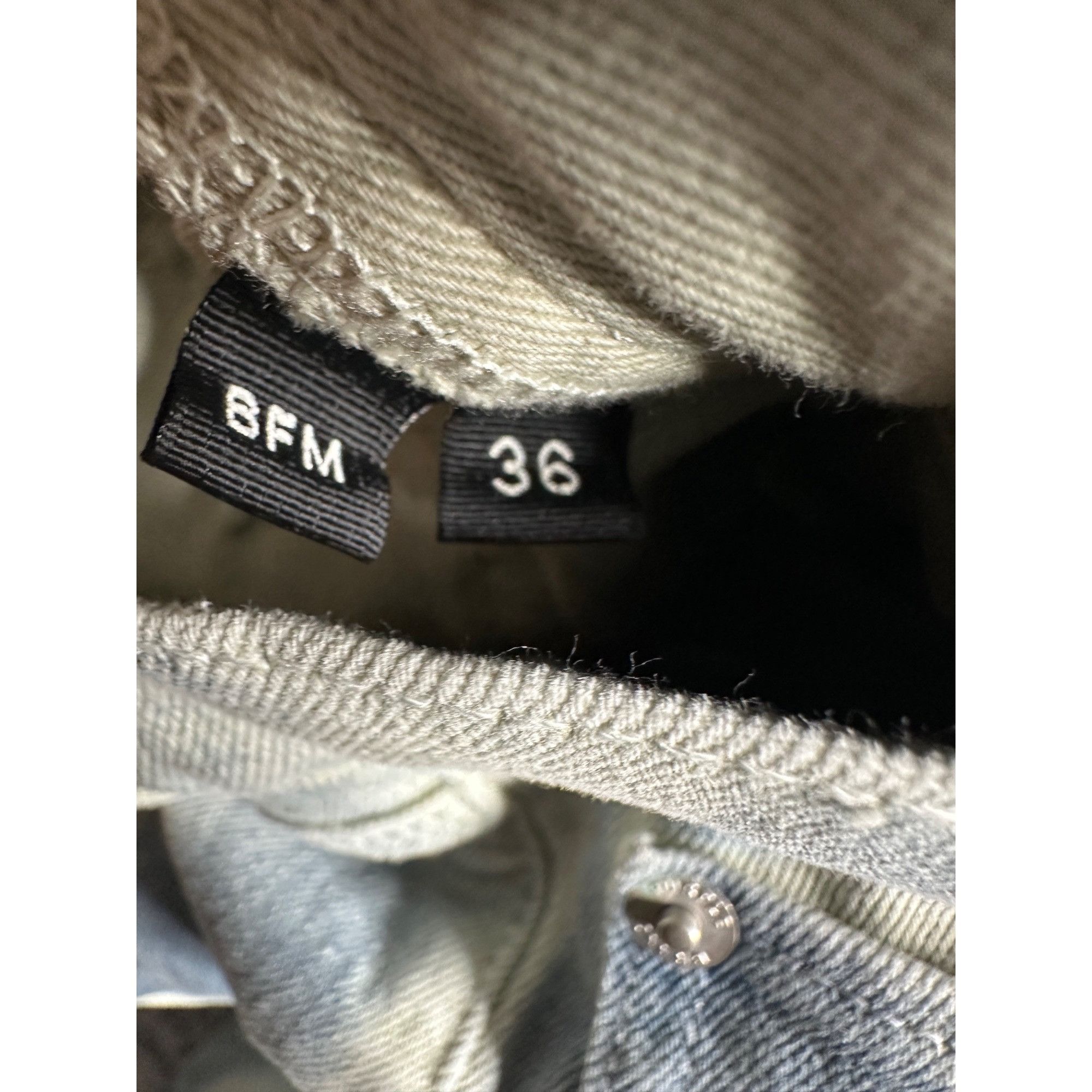 Purple Brand Purple Brand P001 Blue Split Distressed Hem Fatigue Marble J Size US 36 / EU 52 - 7 Thumbnail