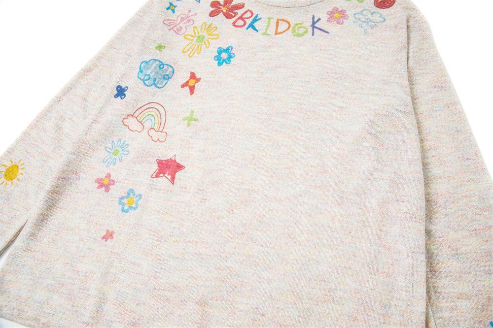 Vintage Men's American street graffiti print long-sleeved T-shirt Size US M / EU 48-50 / 2 - 3 Thumbnail