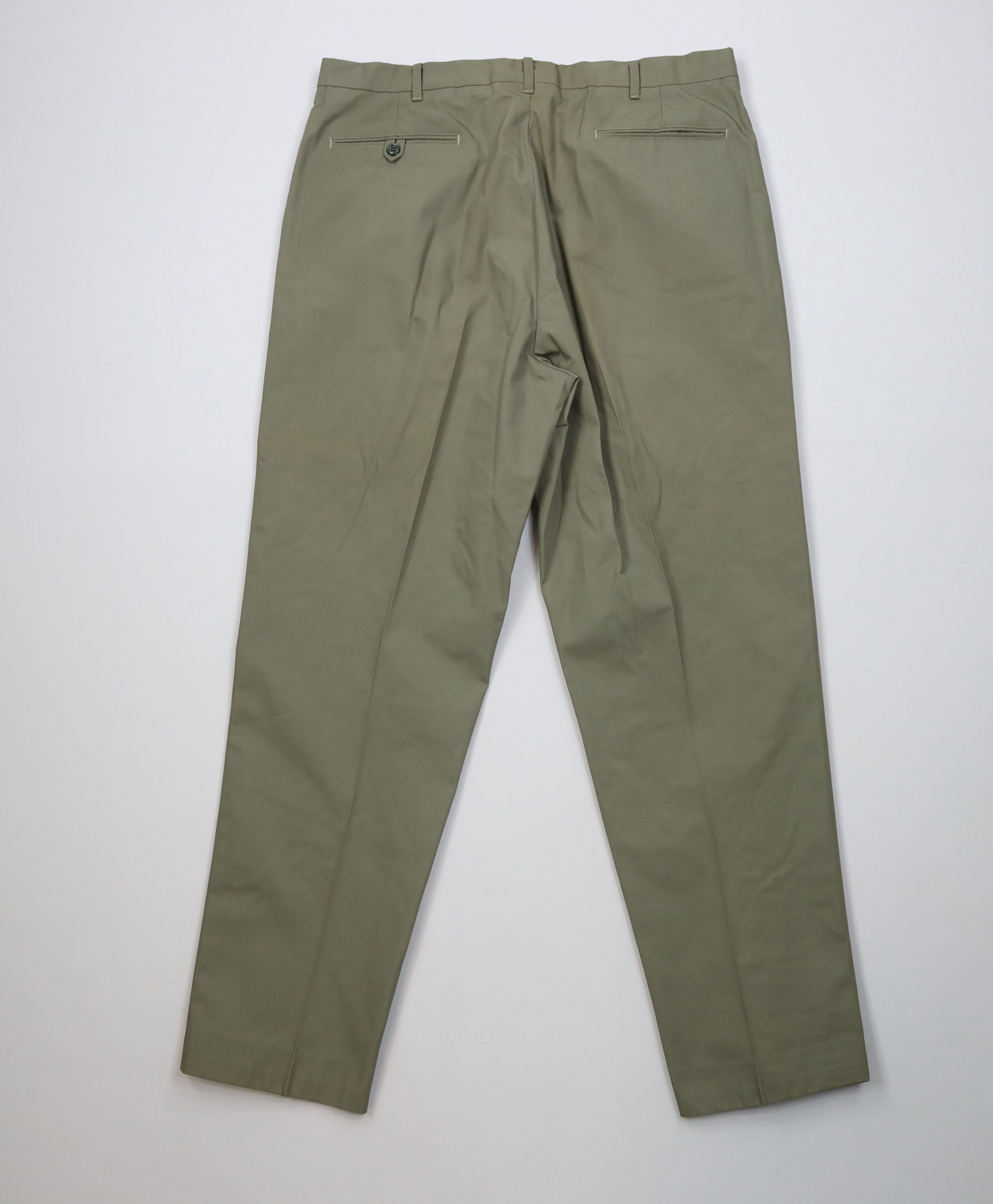 Vintage Vintage 60s 70s Streetwear Leg Chino Pants Light Green Size US 34 / EU 50 - 9 Thumbnail