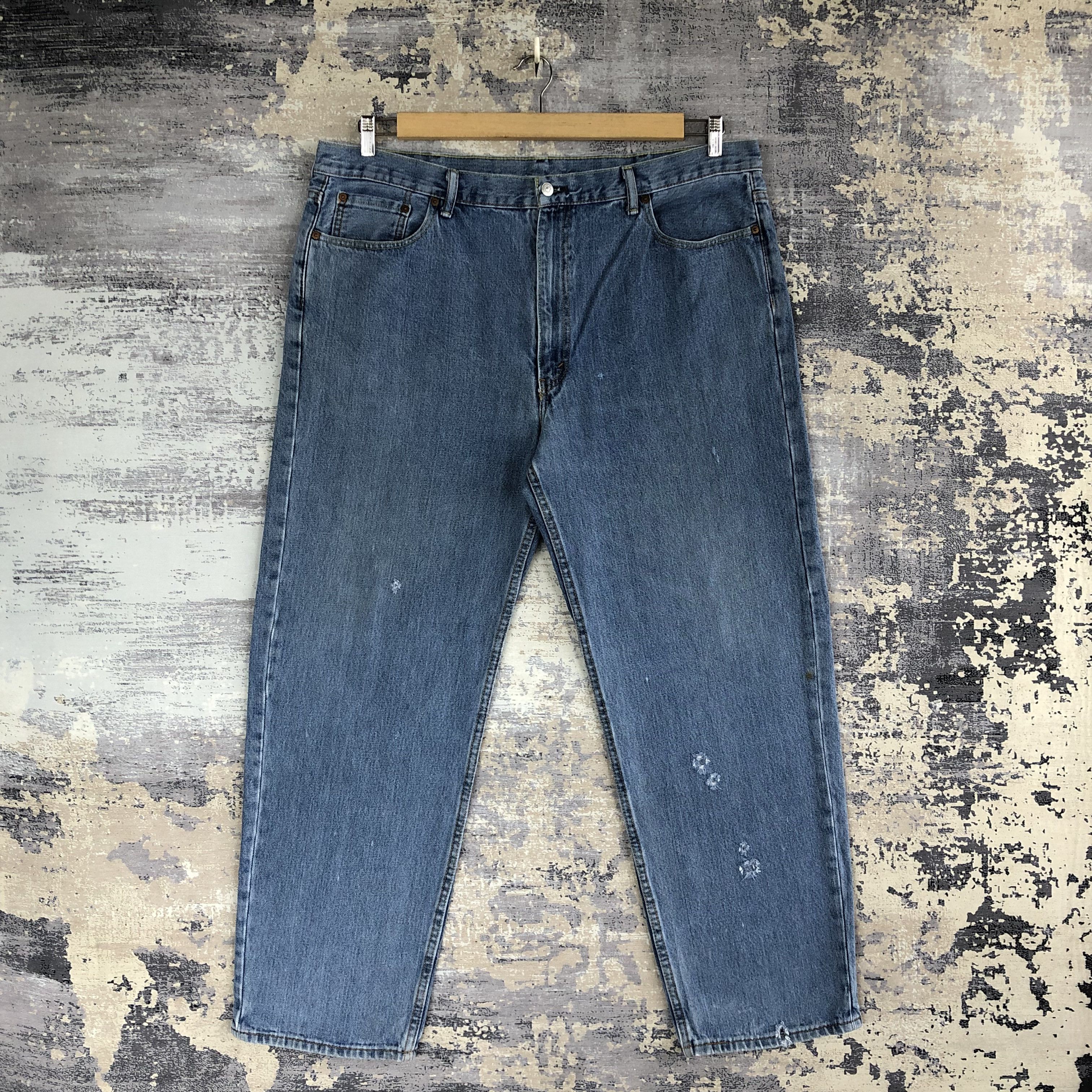 Levi's Vintage Levis 505 Faded Washed Jeans Levi's Denim Size US 42 / EU 58 - 1 Thumbnail