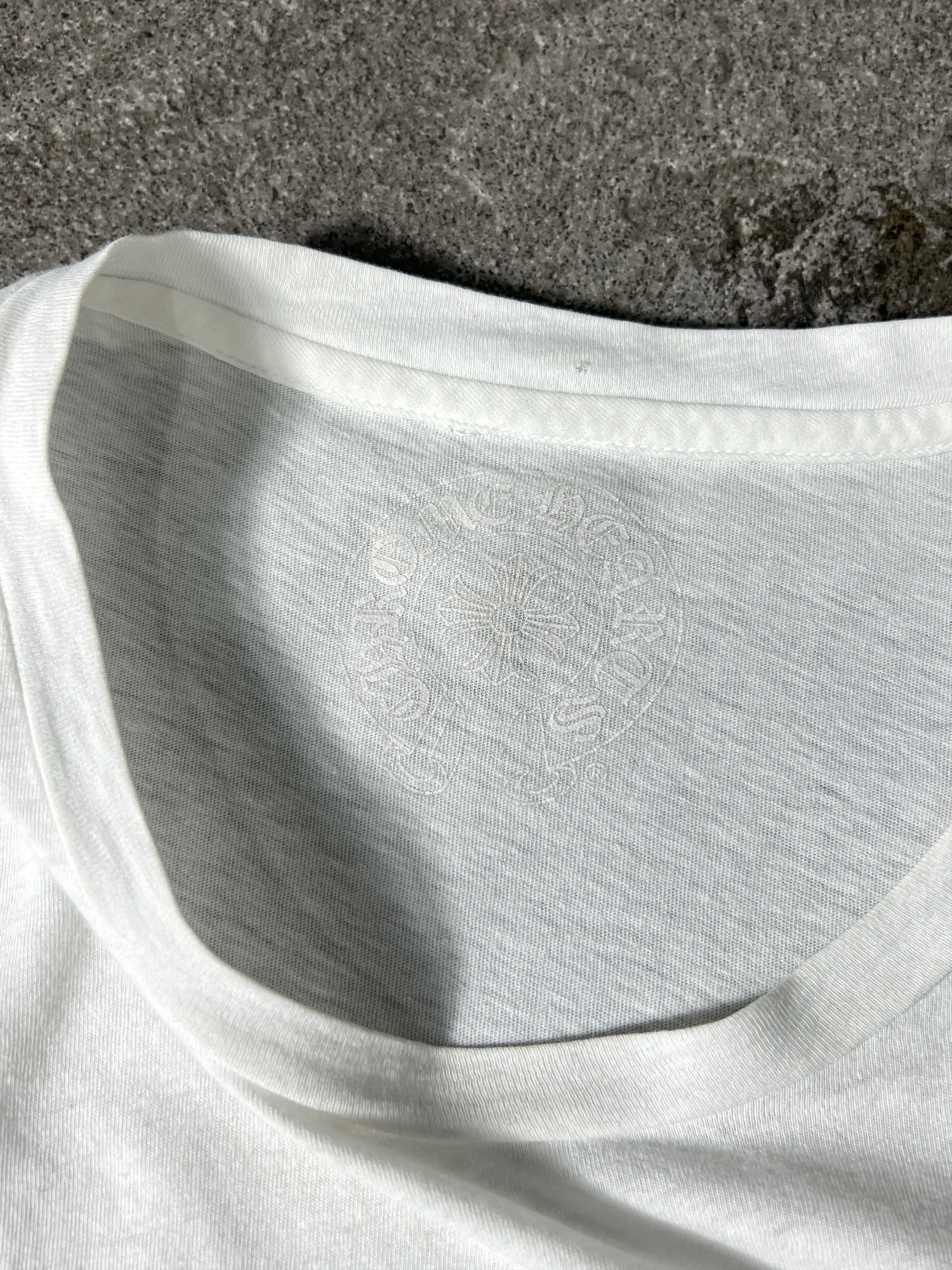 Chrome Hearts Chrome Hearts Small Logo Tee White Medium USA Size US M / EU 48-50 / 2 - 3 Thumbnail