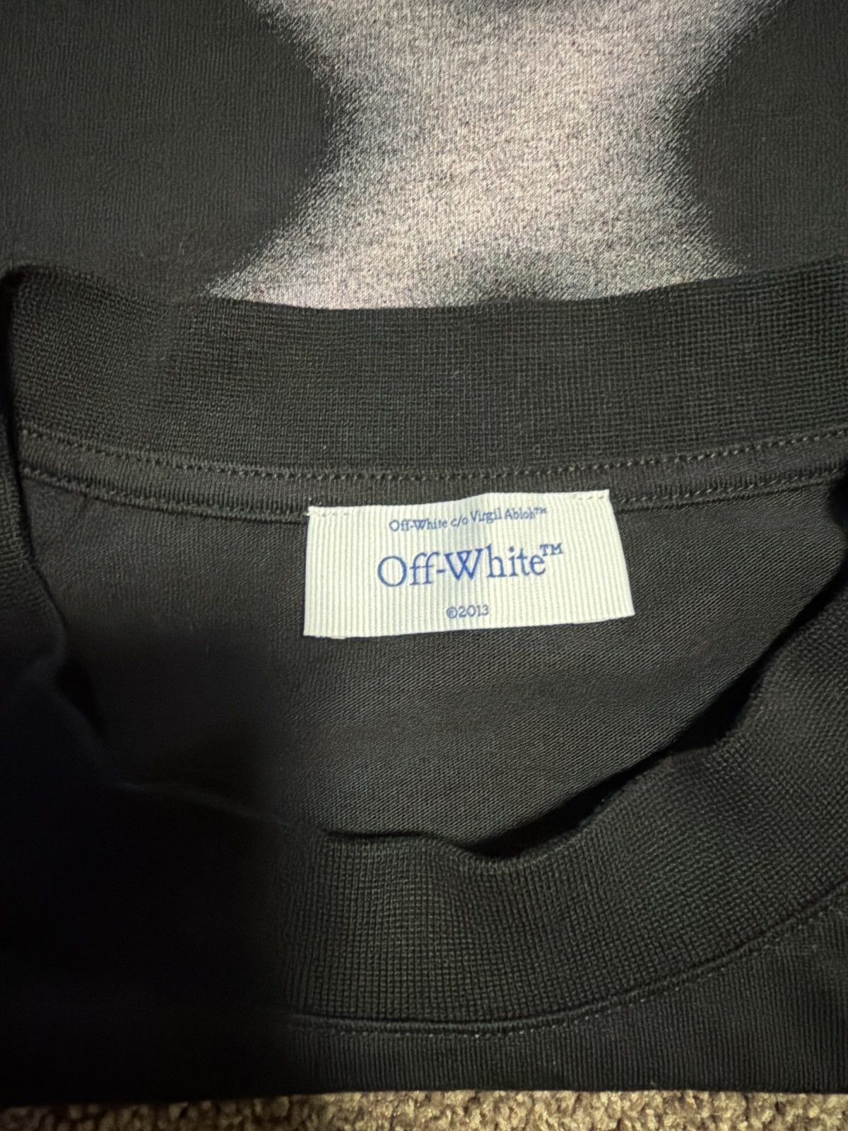 Off-White Off white Vanish Arrow Wide L/S Tee Black - Chalk P Size US S / EU 44-46 / 1 - 7 Thumbnail
