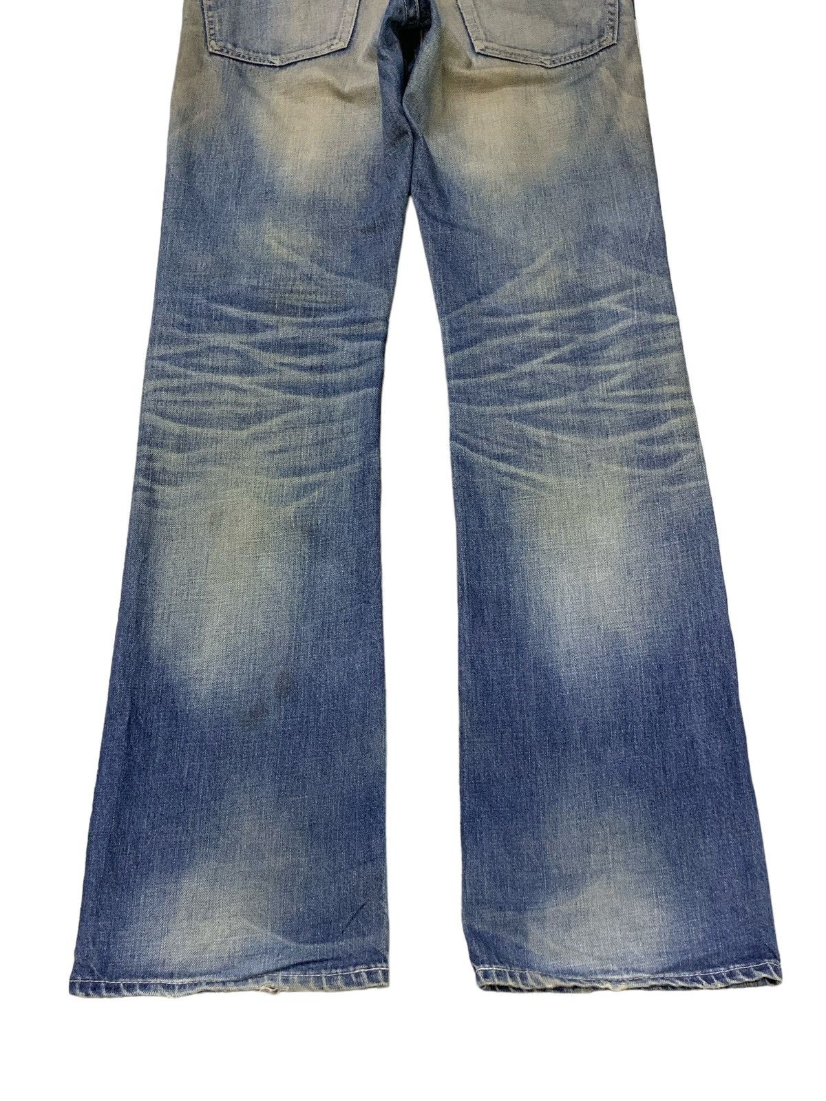 Hysteric Glamour × Japanese Brand Disrev Japan Mud Wash Flared Faded Jeans Size US 32 / EU 48 - 10 Thumbnail