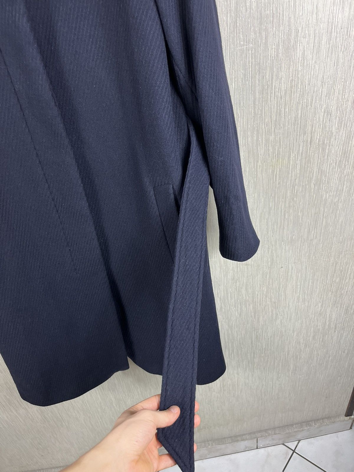 Designer × Filippa K Filippa K AW16 Iza wool belt coat navy designer Size M / US 6-8 / IT 42-44 - 14 Thumbnail