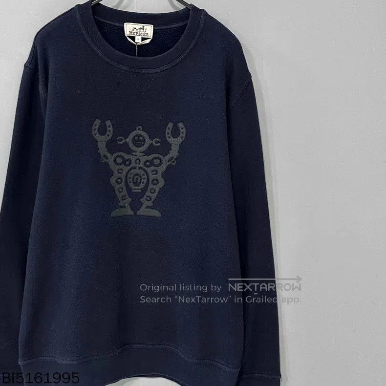 Hermes Hermes Leatherette Robot Hoodie Size US XL / EU 56 / 4 - 2 Thumbnail