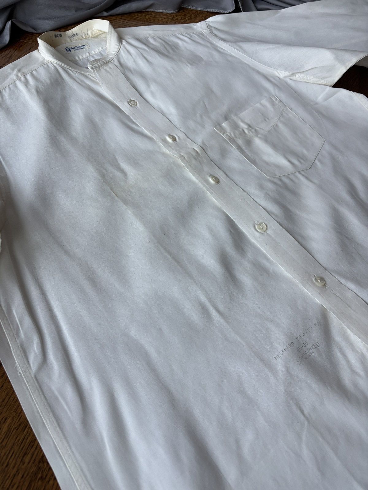 Van Heusen × Vintage 1940s Detachable Collar Shirt Vintage Van Heusen WW2 1930s Size US M / EU 48-50 / 2 - 24 Thumbnail